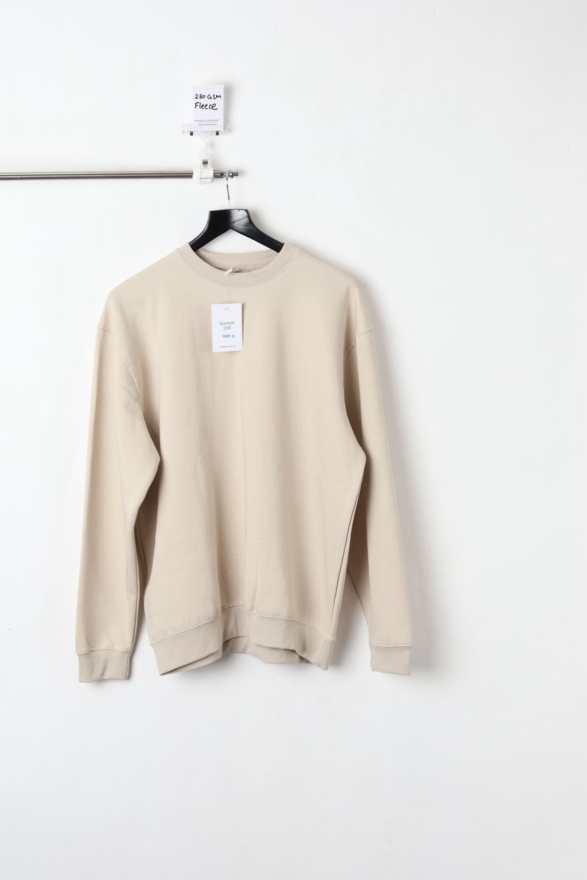 280GSM SAND SWEATSHIRT (SIZE S)-SAMPLE