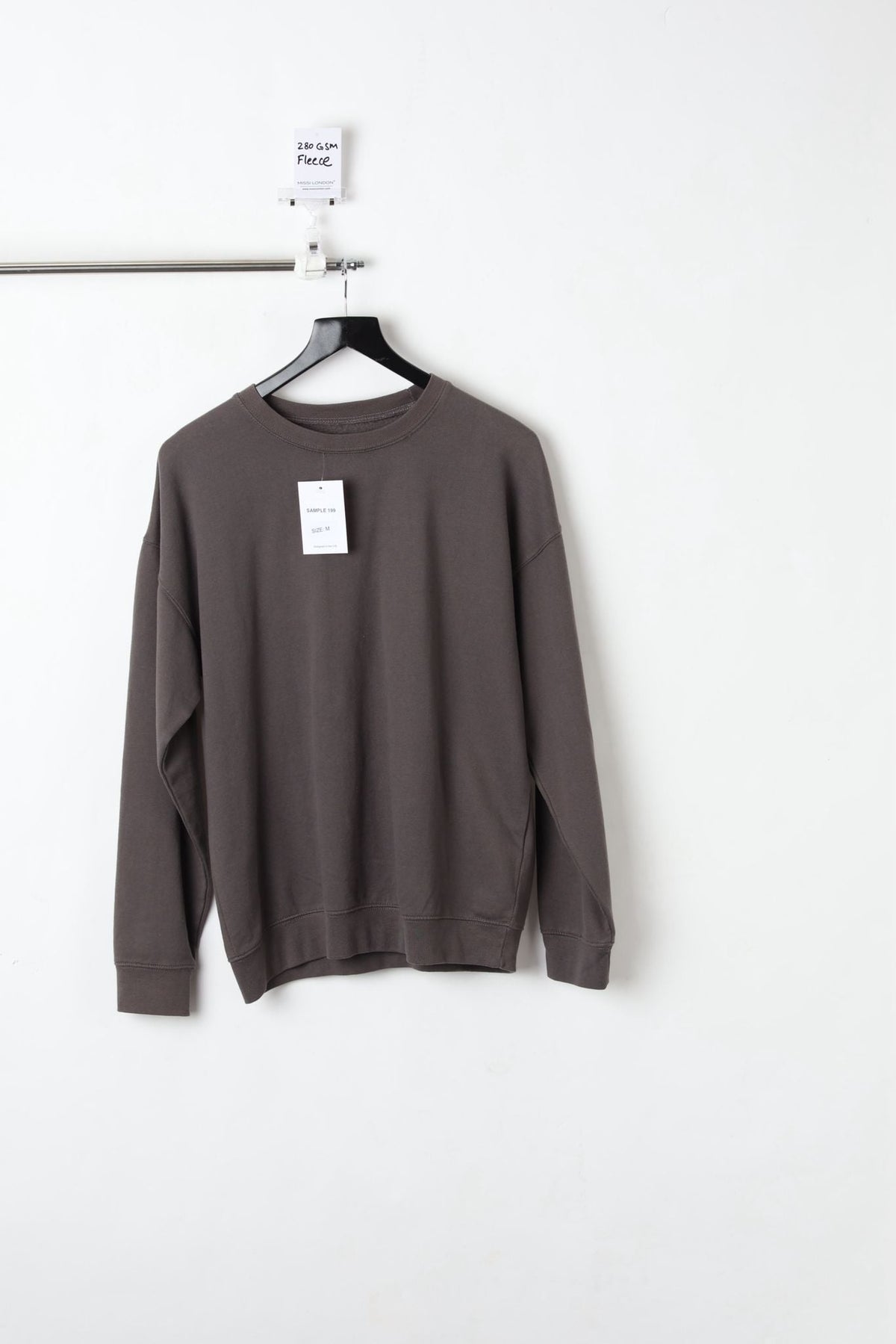 280GSM GREY SWEATSHIRT (SIZE M)-SAMPLE