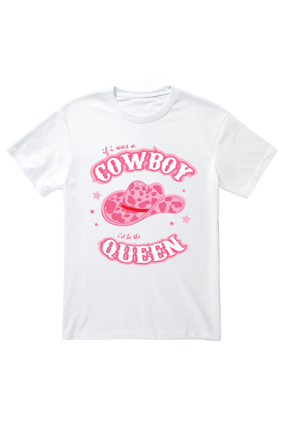 Cowboy Queen T-Shirt in White (Custom Packs)