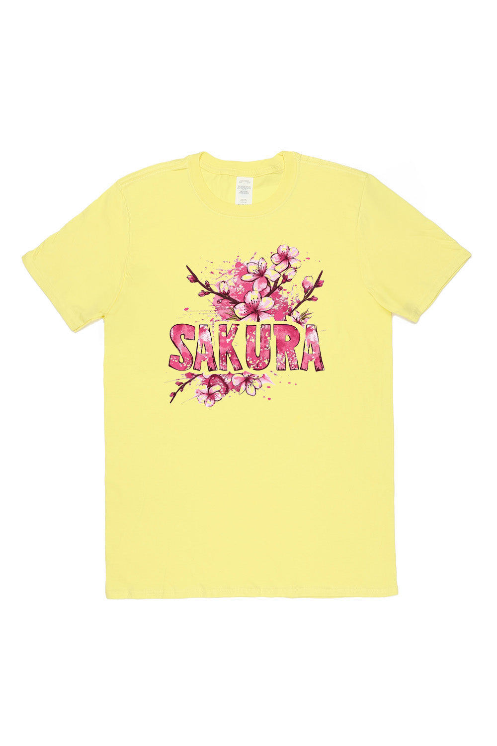 Sakura T-Shirt in Yellow (Custom Packs)