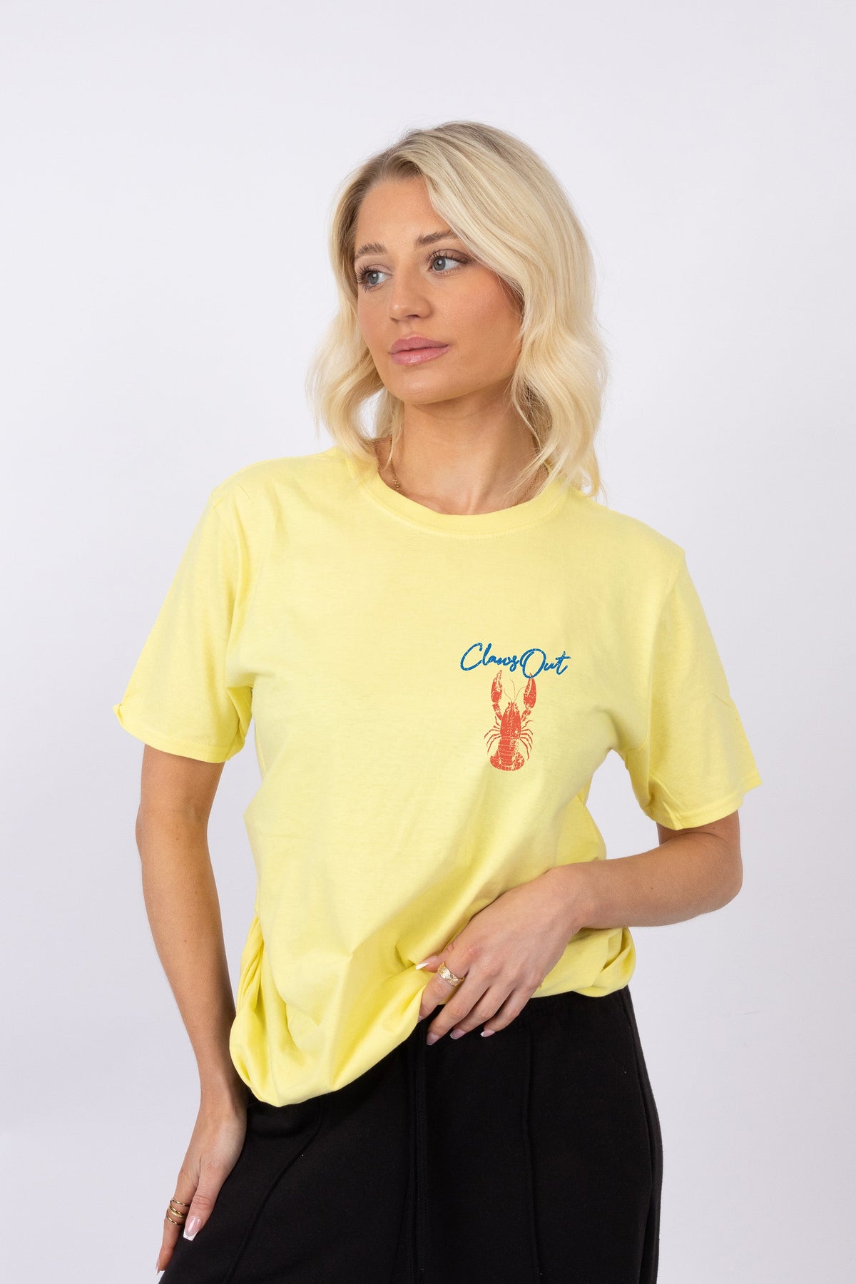Claws Out Seafood Printed T-Shirt