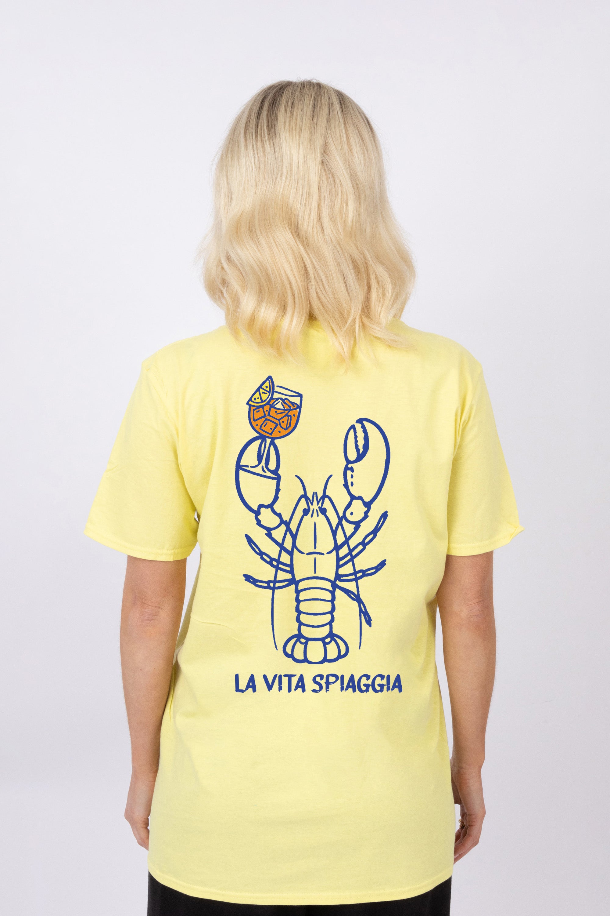 La Vita Spiaggia Printed T-shirt (Custom Pack)
