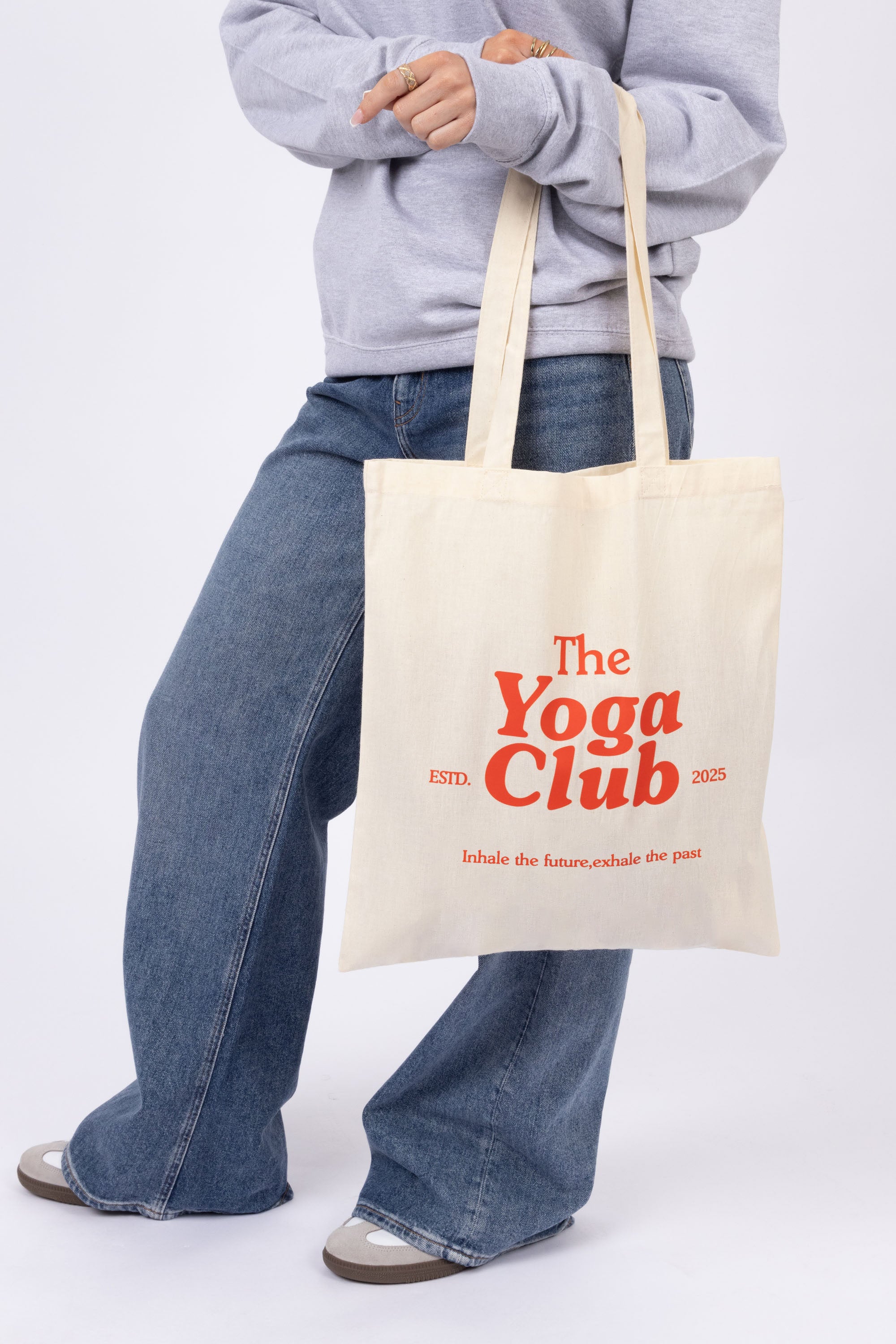 The Yoga Club Printed Lightweight Canvas Bag