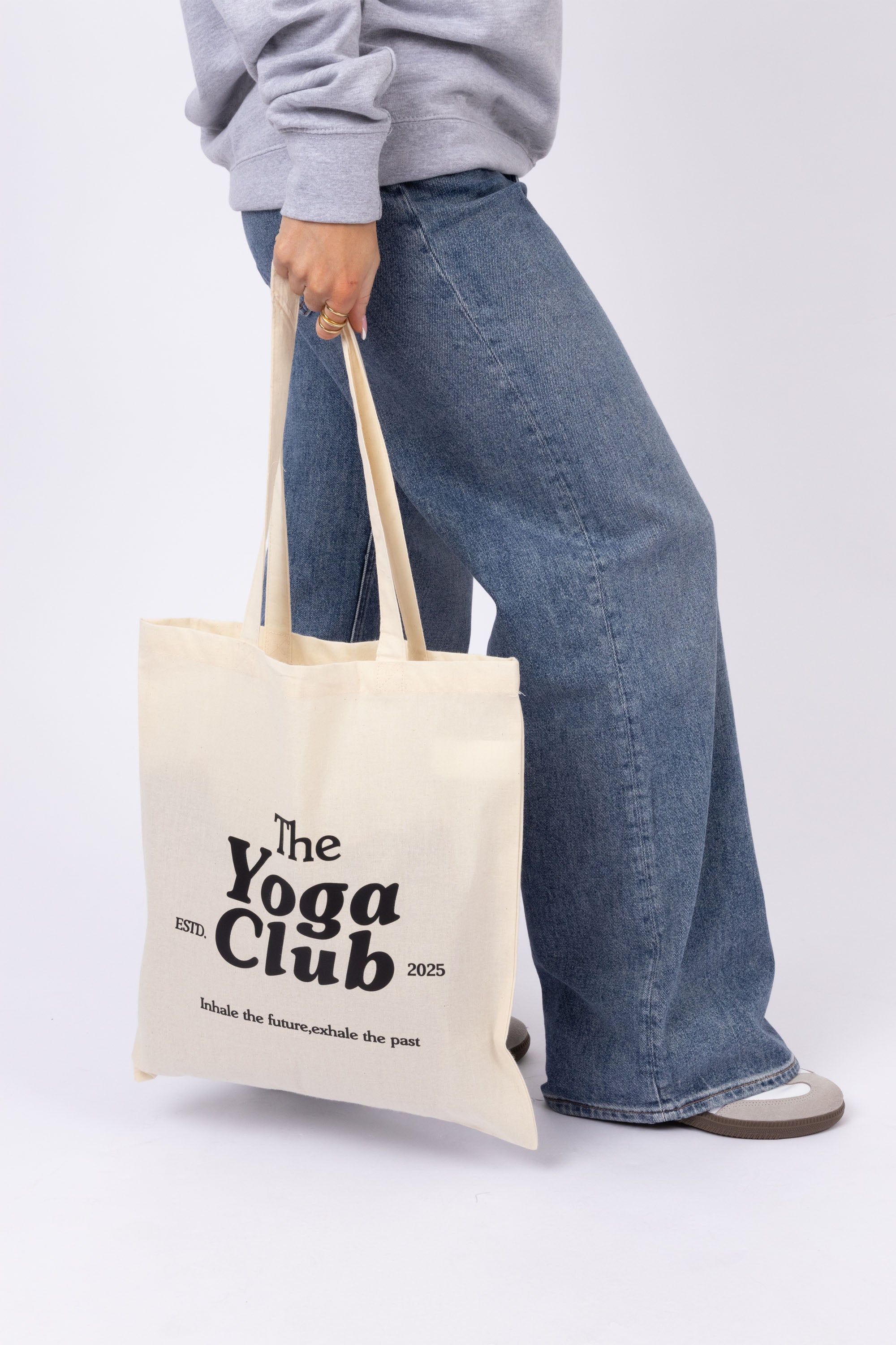 The Yoga Club Printed Lightweight Canvas Bag
