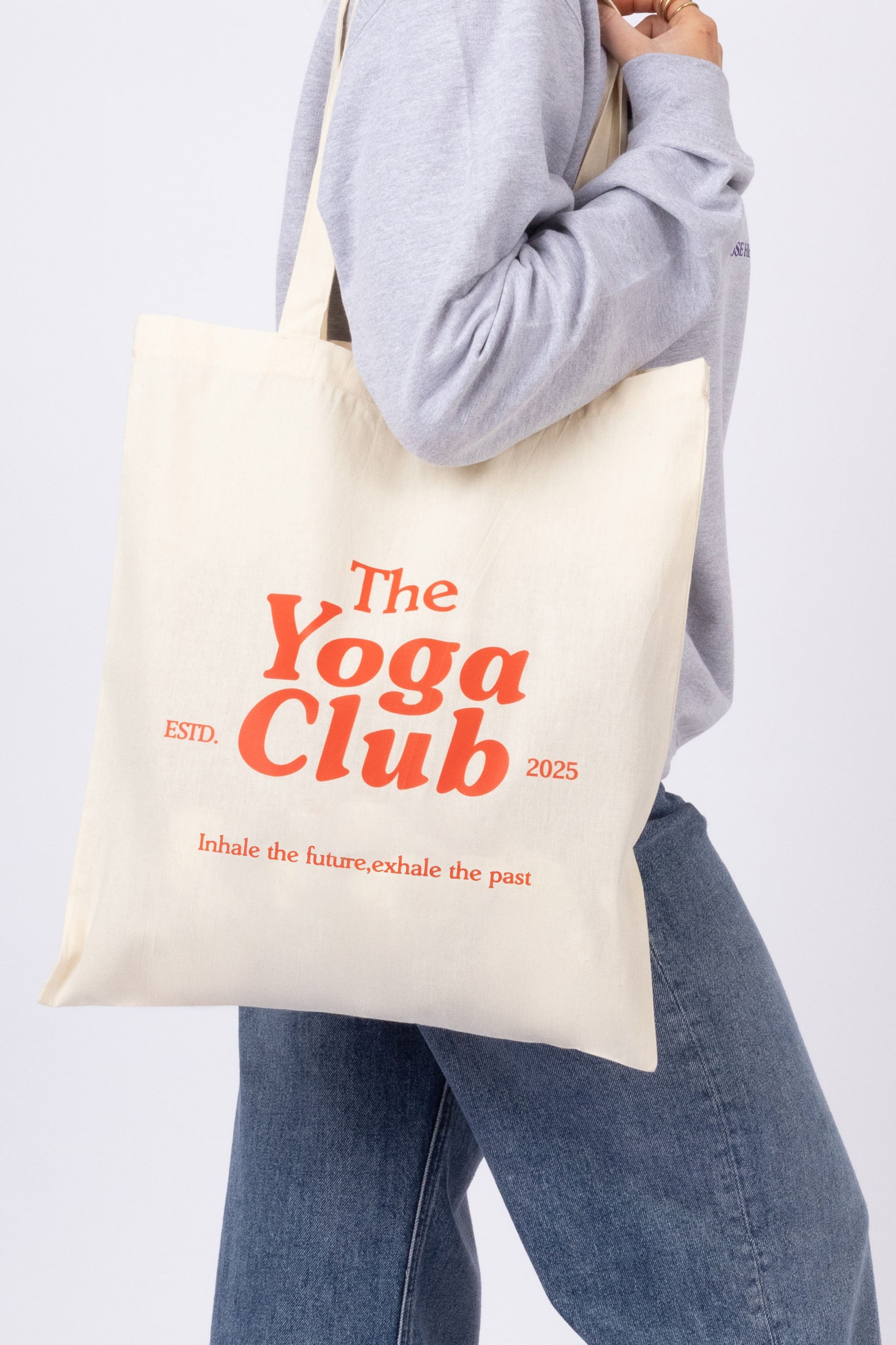 The Yoga Club Printed Lightweight Canvas Bag