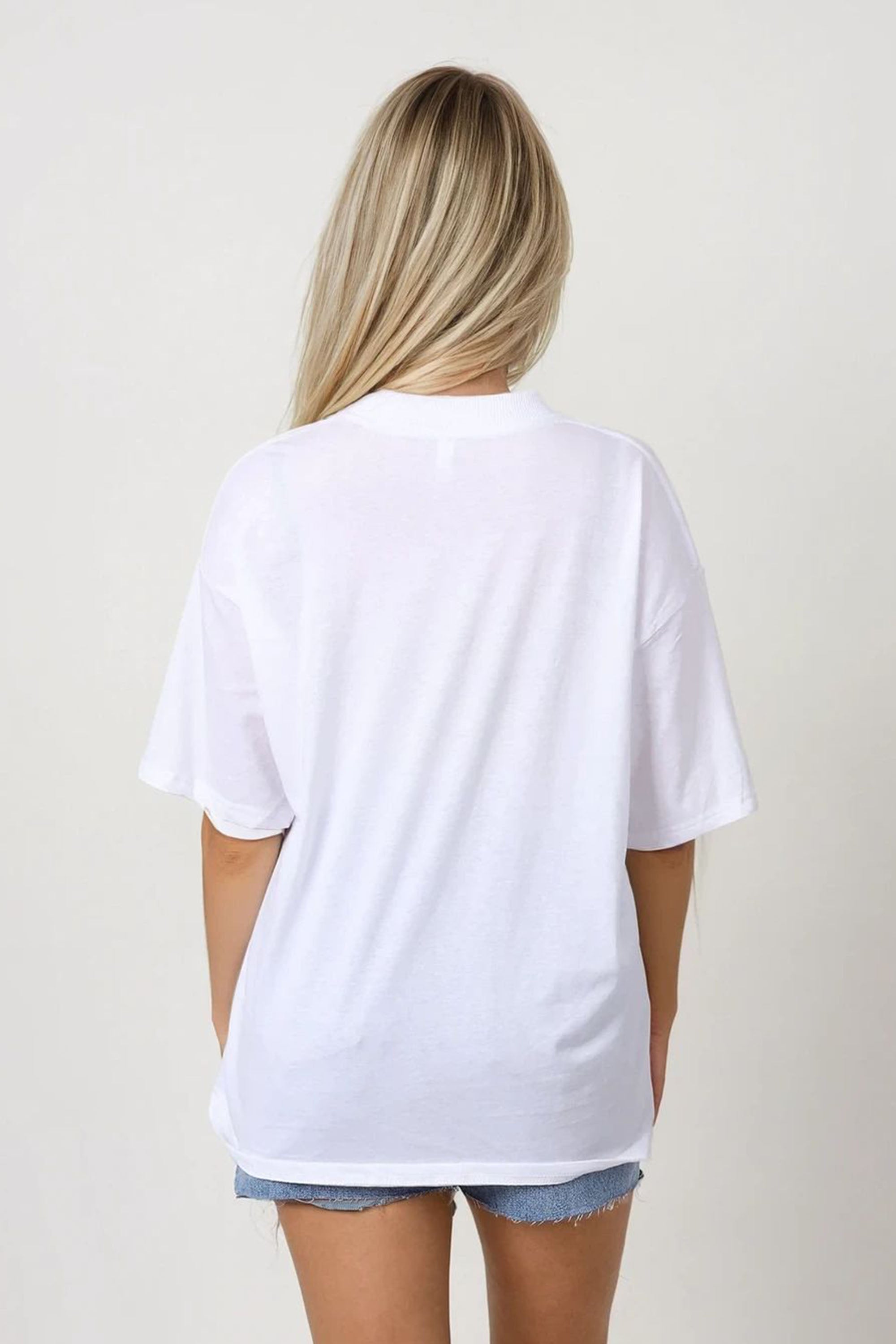 150GSM Oversized T-Shirt in Zoom Labubu Skater Print