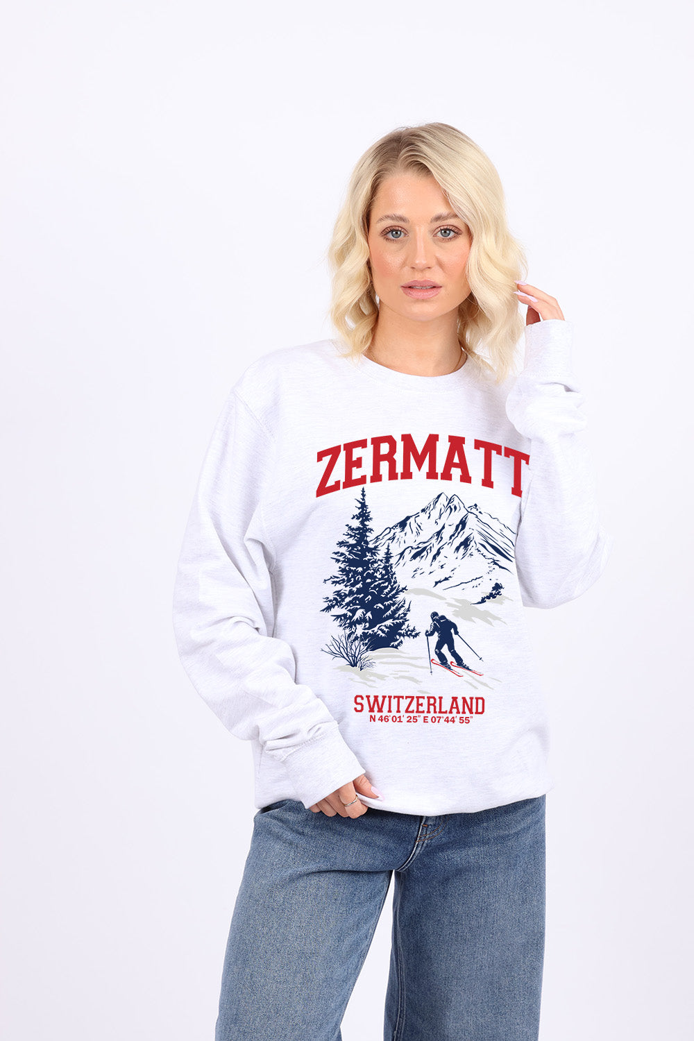 Zermatt Printed Sweatshirt