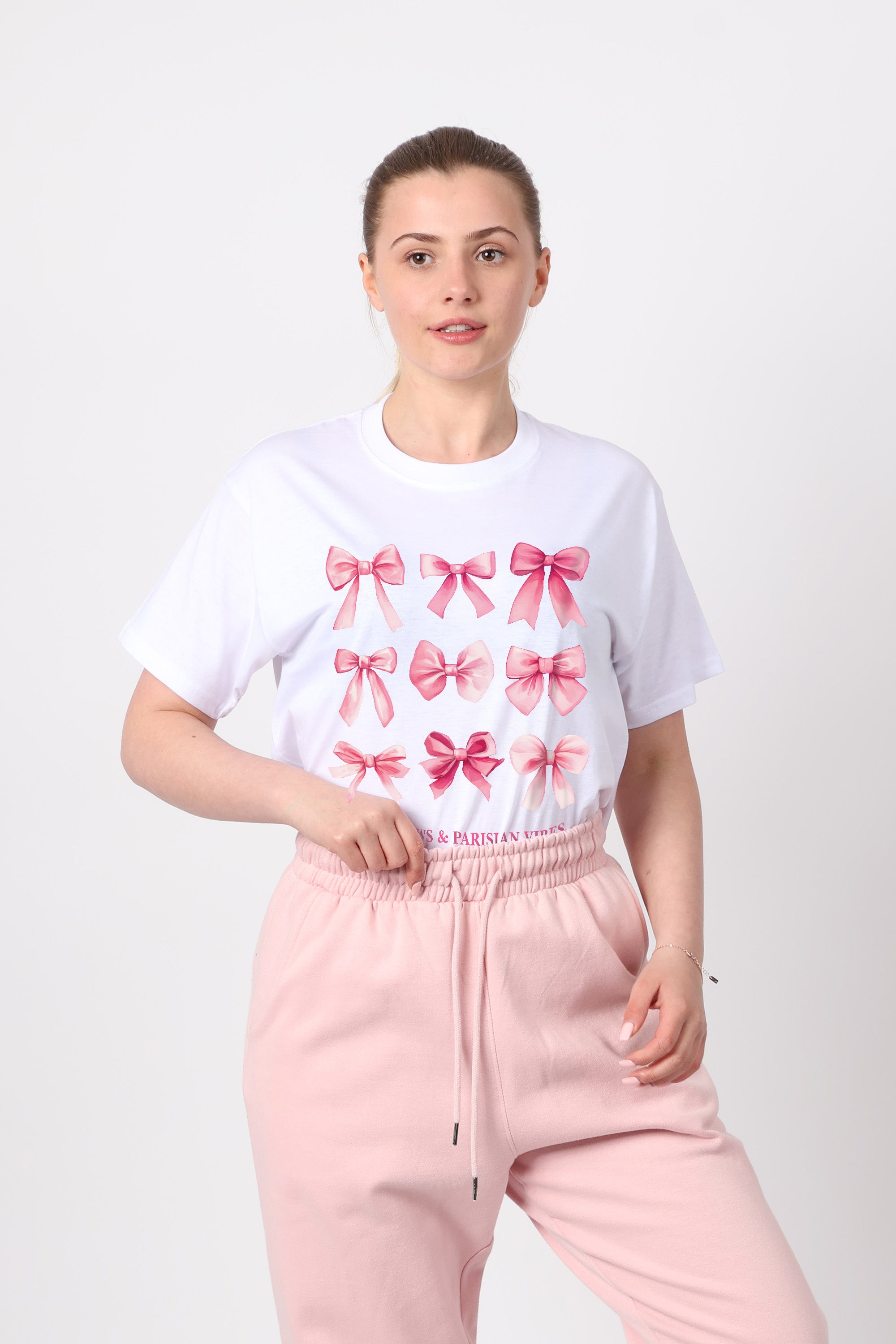 Bows and Parisian Printed Set (Pack Of 3 Sets)