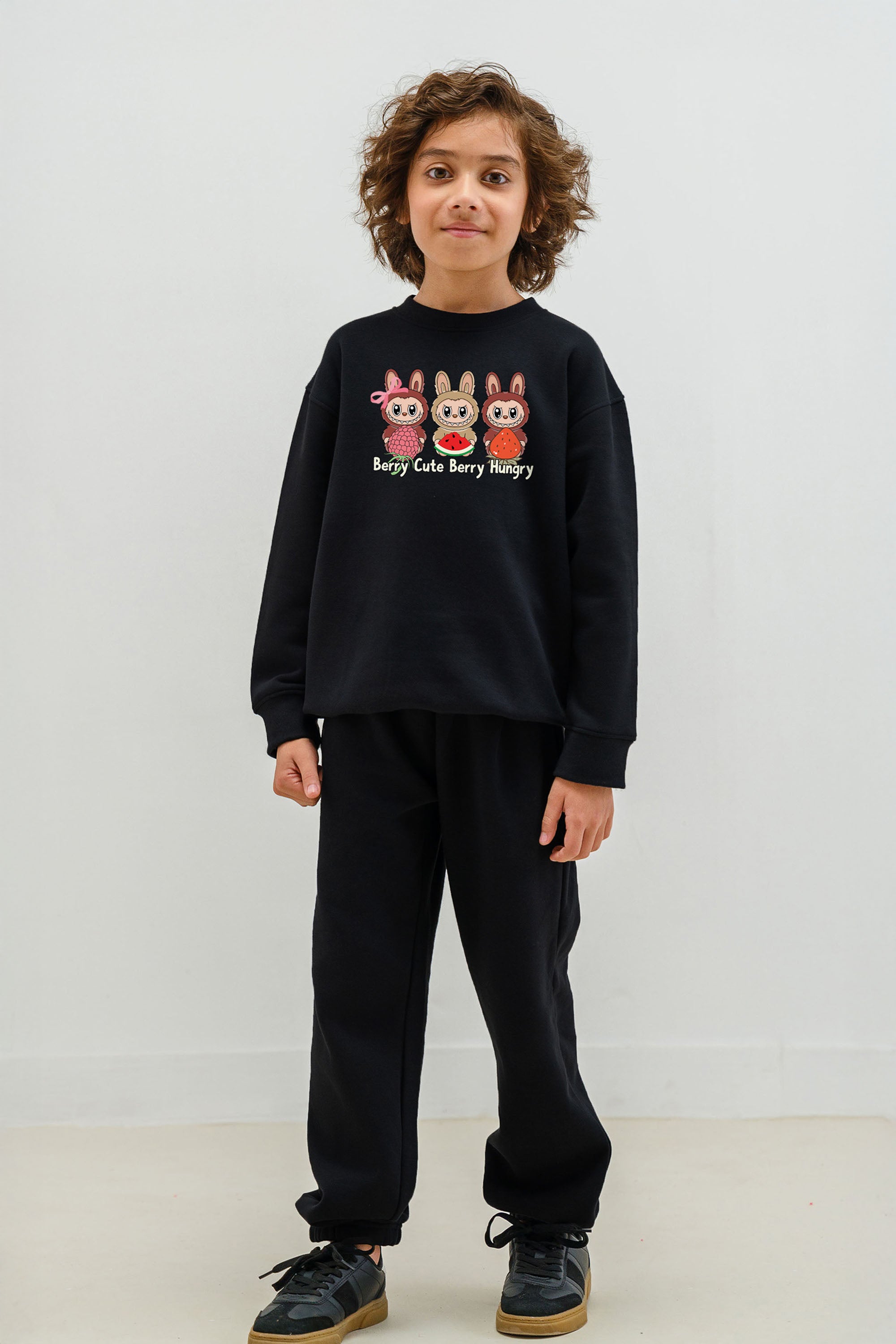 Kids Premium Berry Cute Labubu Printed Sweatshirt (Pack of 5)