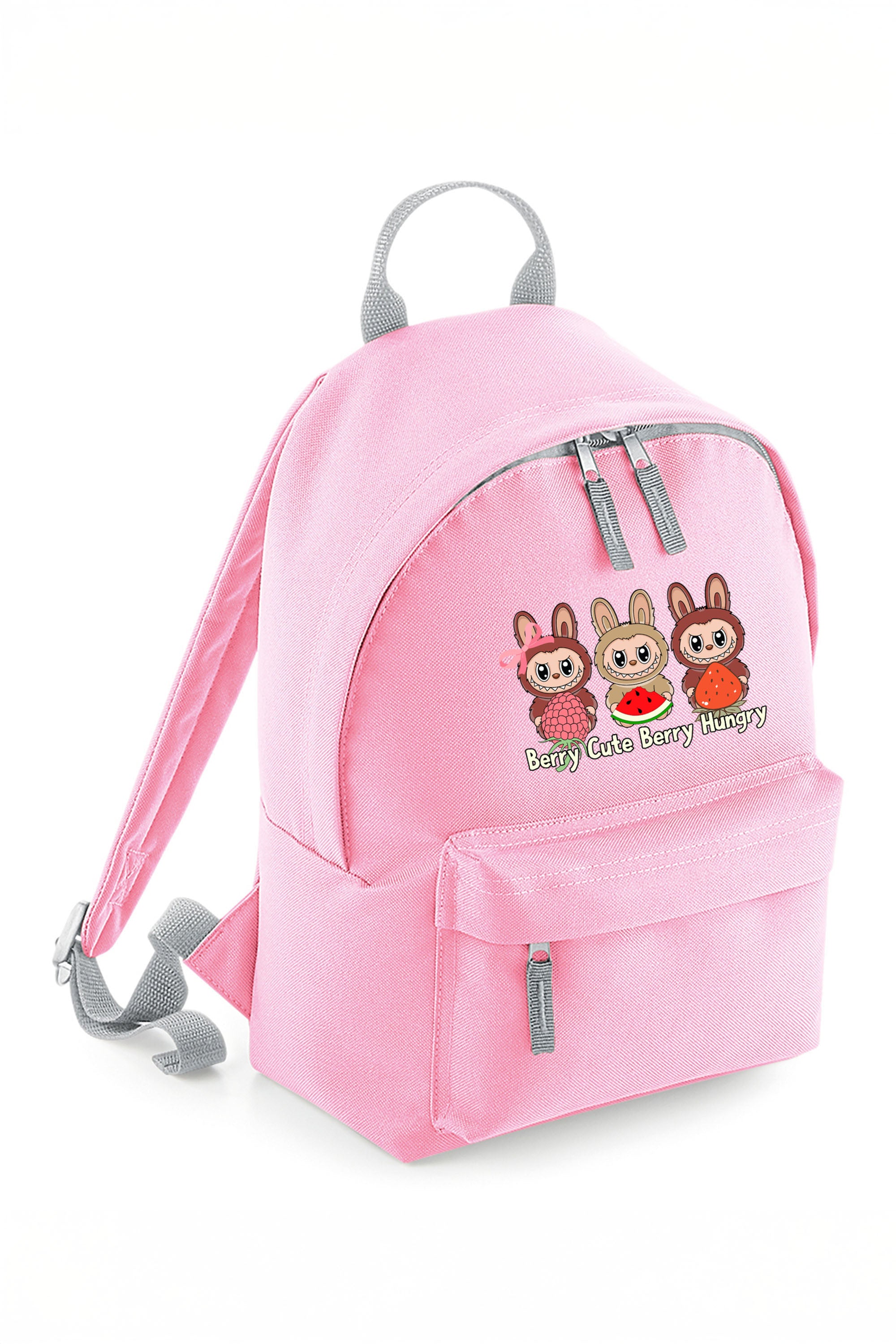 Berry Cute Labubu Printed Mini Backpack