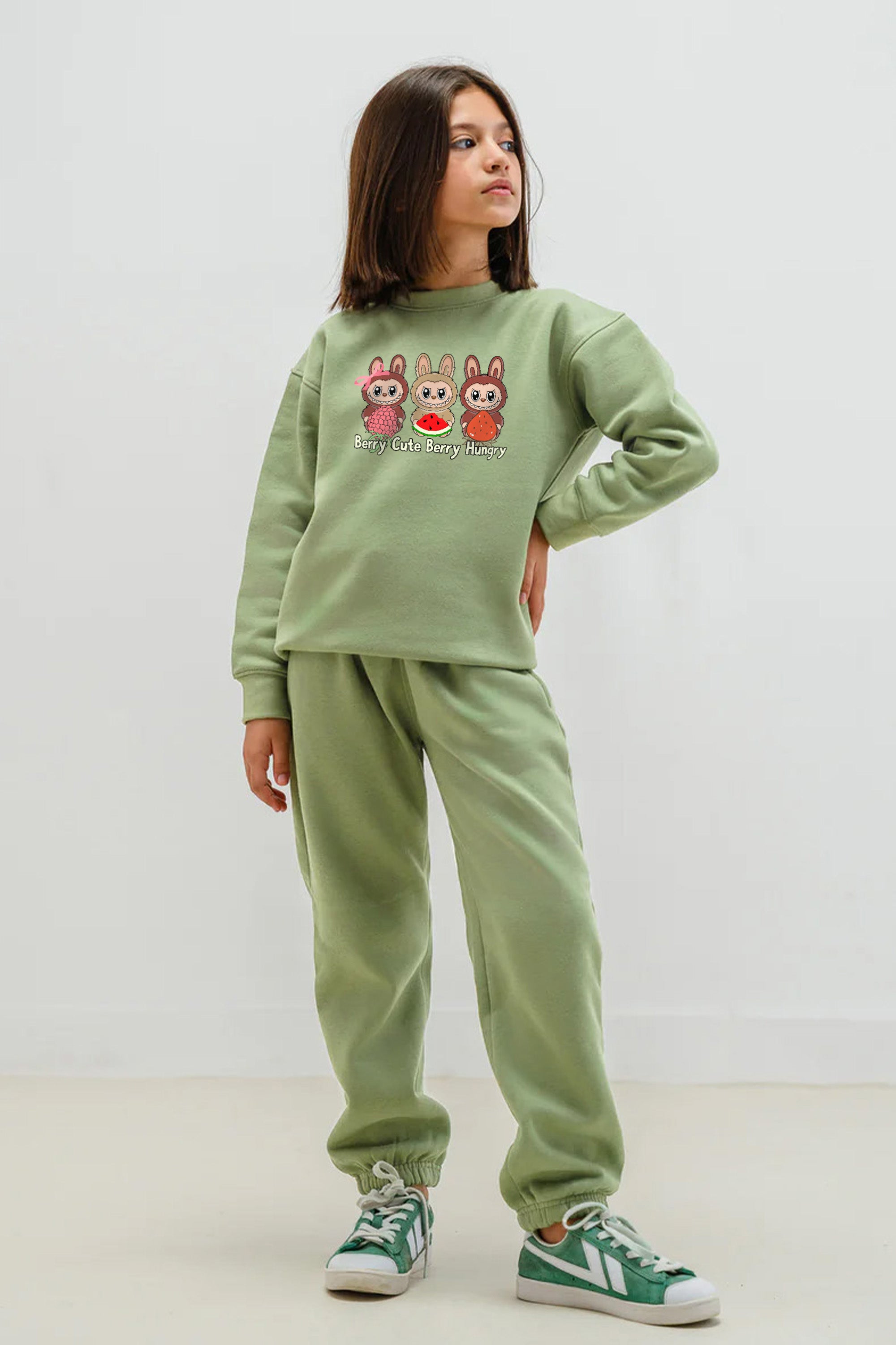 Kids Premium Berry Cute Labubu Printed Sweatshirt (Pack of 5)