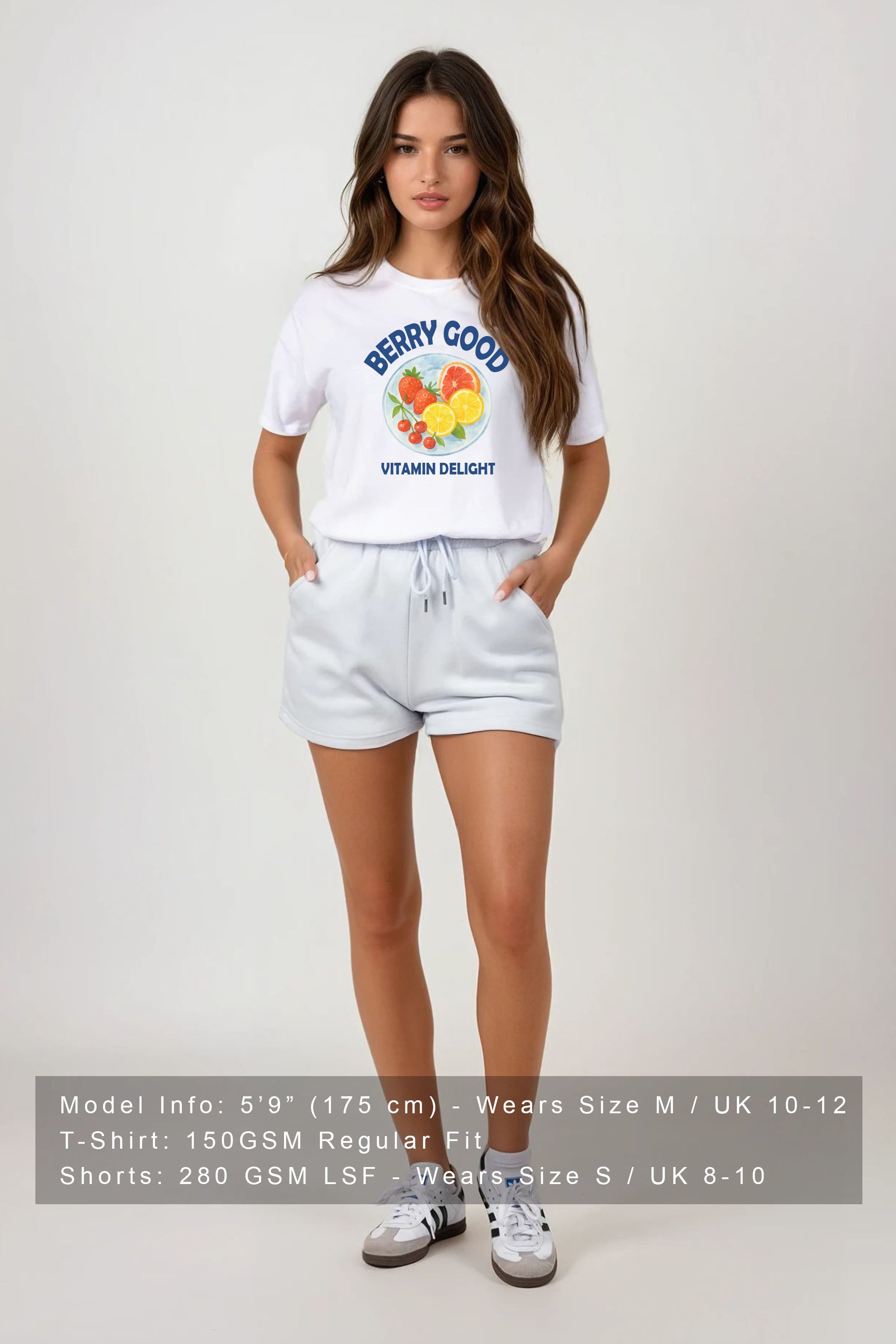 Regular Fit T-Shirt & Short Set In Berry Good Print (Pack of 4 Sets)