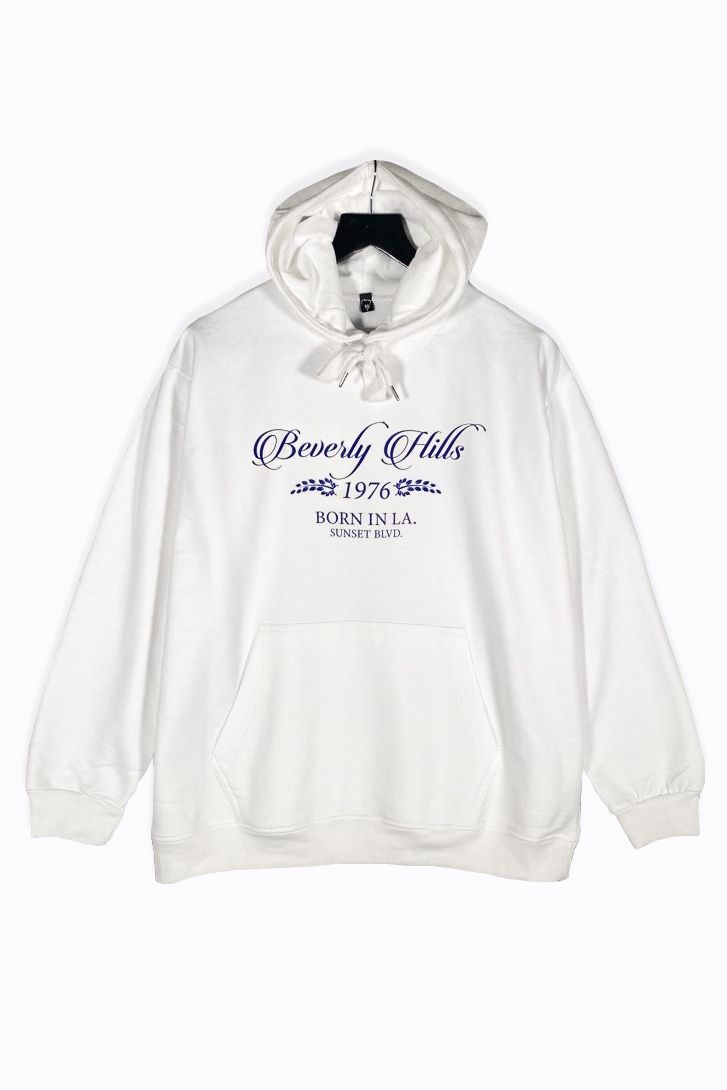 Beverly Hills Slogan Oversized Hoodie (Pack of 6)