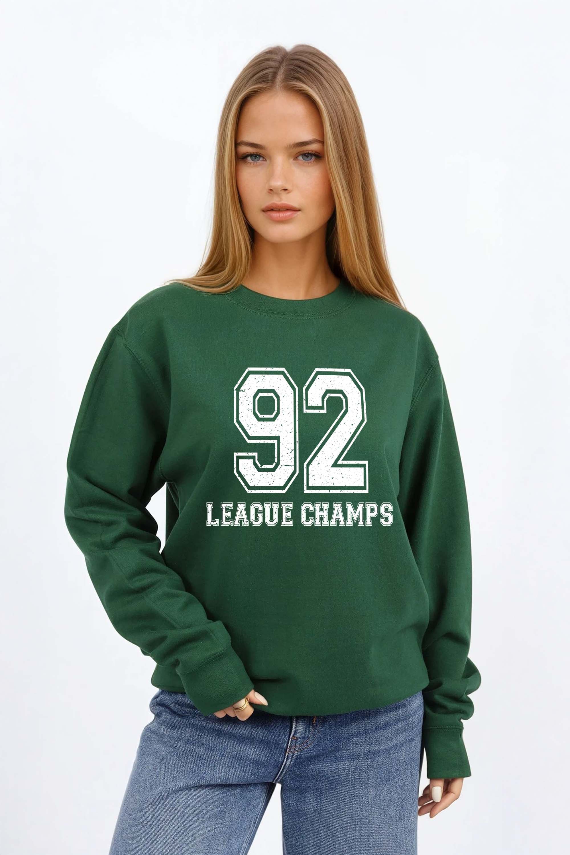 92 League Champs Printed Sweatshirt