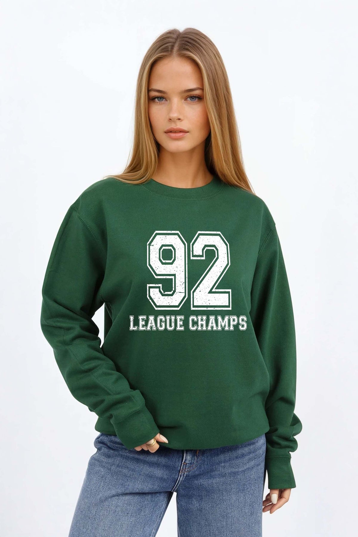 92 League Champs Printed Sweatshirt