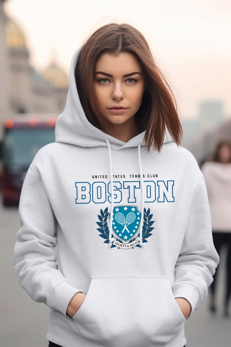 Boston Varsity Printed Hoodie (Pack of 6)