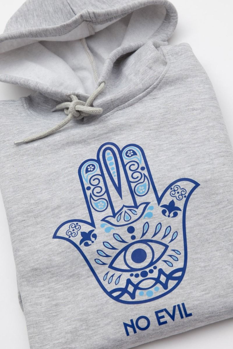 No Evil Hamsa Hand Print Hoodie (Pack of 6)