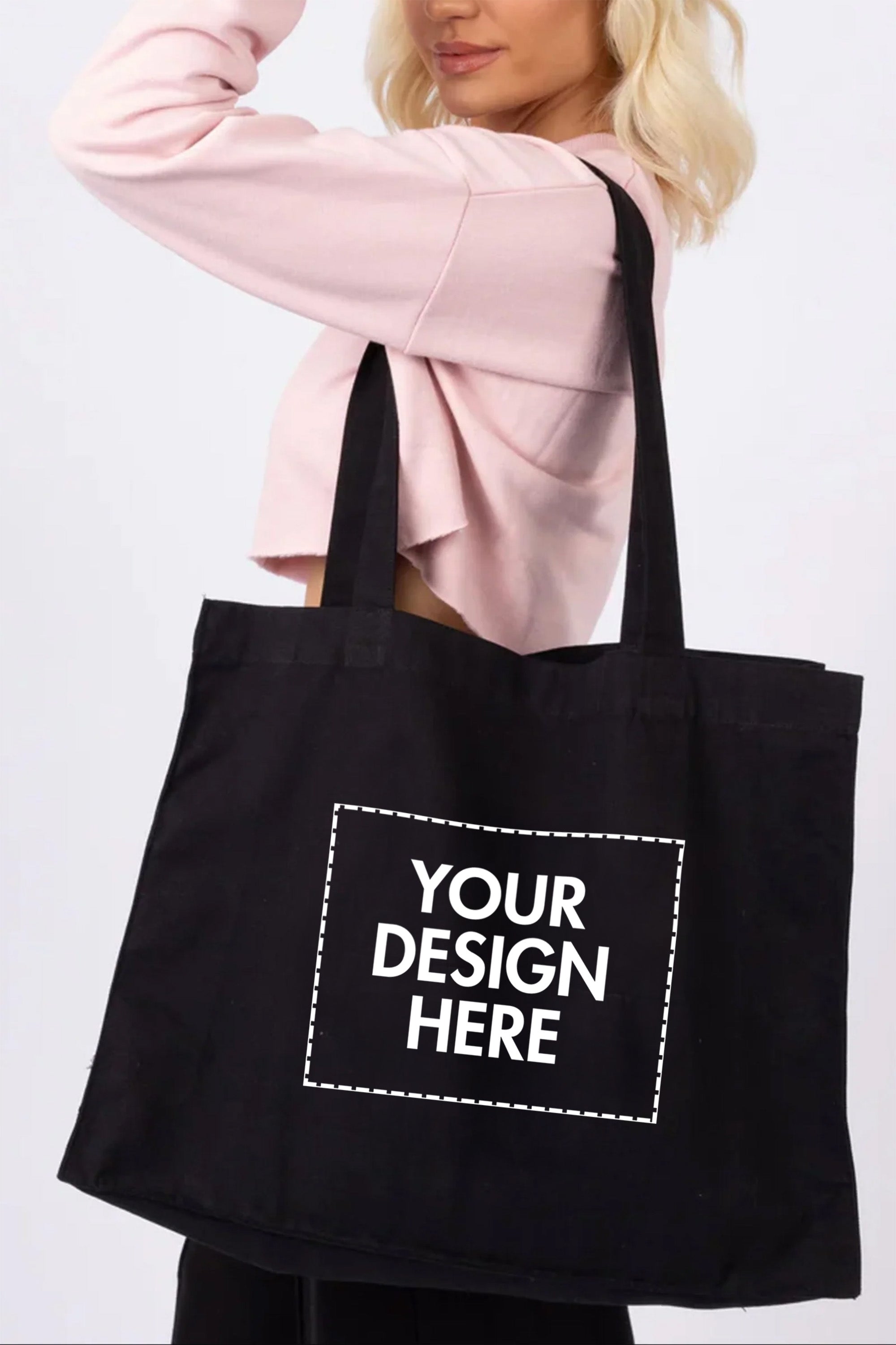 Custom Printed Woven Shopping Tote Bag