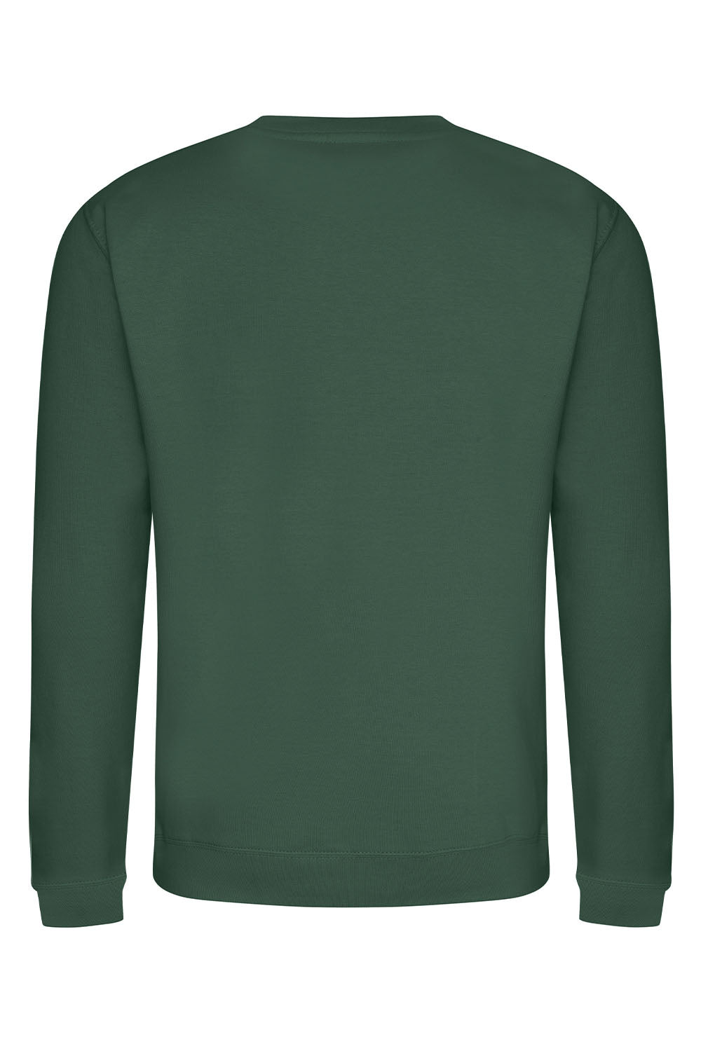 Plain Sweatshirt In Bottle Green (Single)
