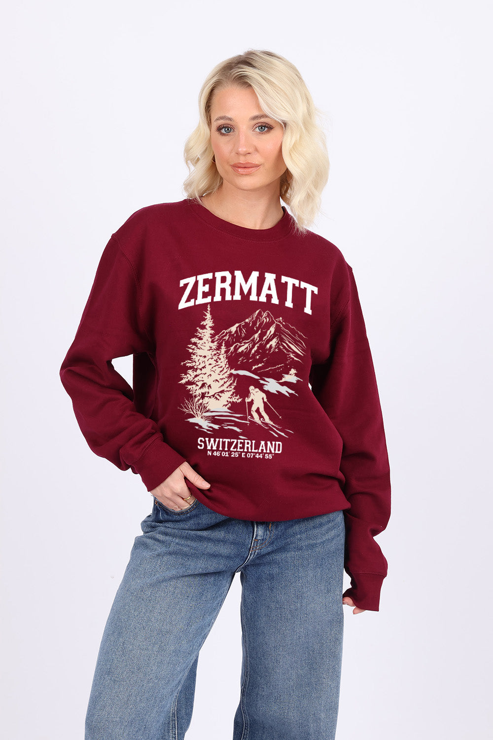 Zermatt Printed Sweatshirt