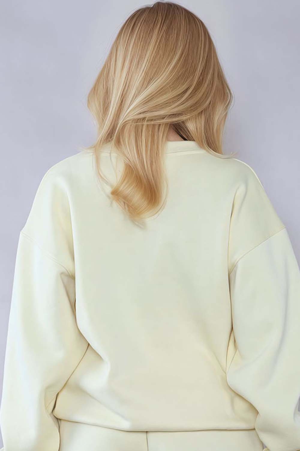 320 GSM Premium LSF Fleece Oversized Sweatshirt in Butter (Pack of 4)