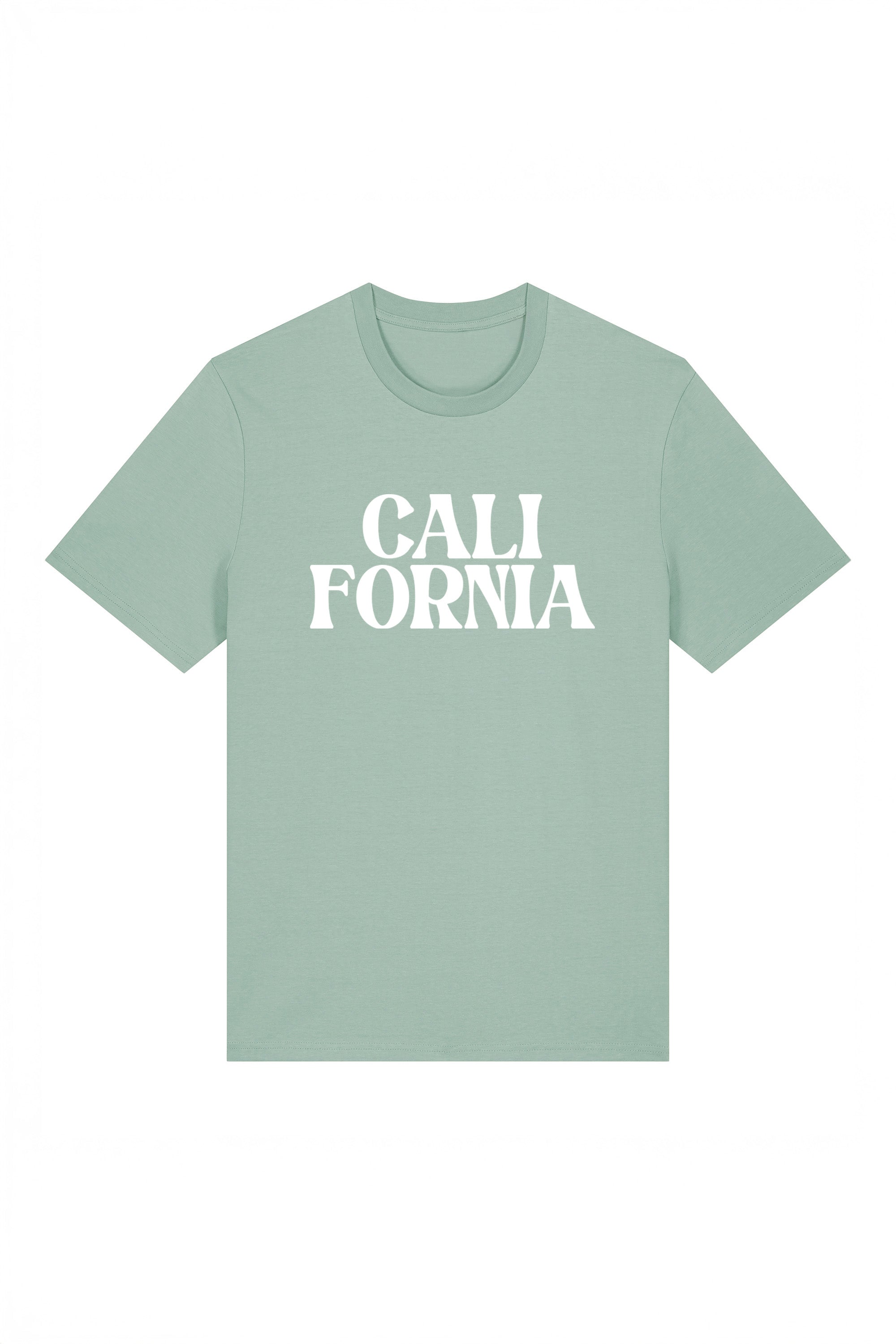 180 GSM Unisex Organic California Printed T-Shirt