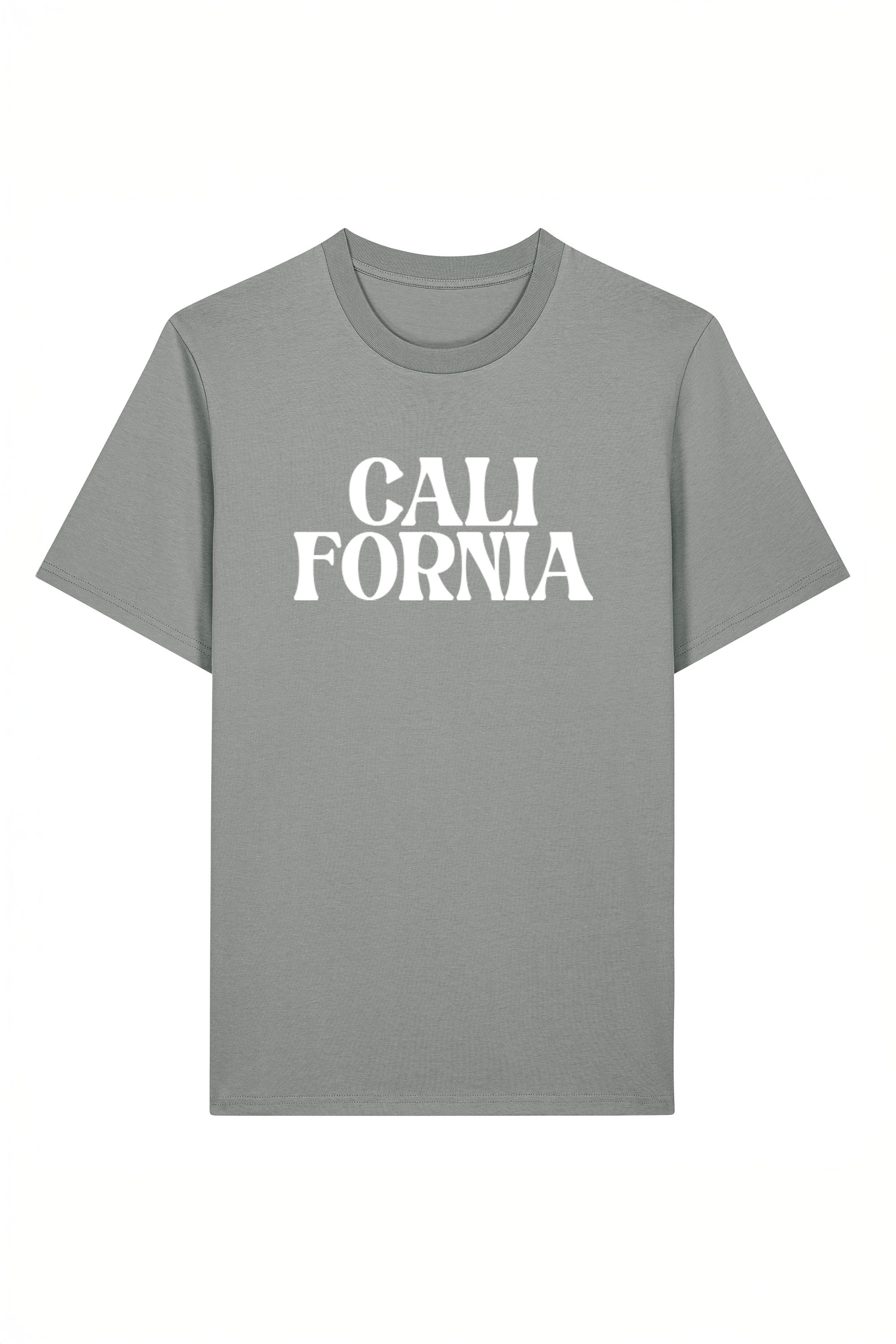 180 GSM Unisex Organic California Printed T-Shirt
