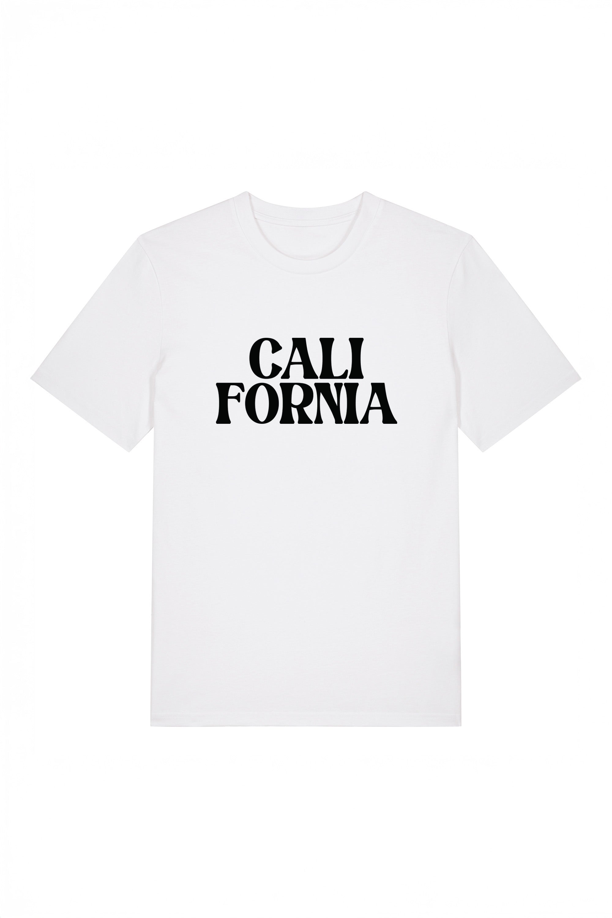 180 GSM Unisex Organic California Printed T-Shirt