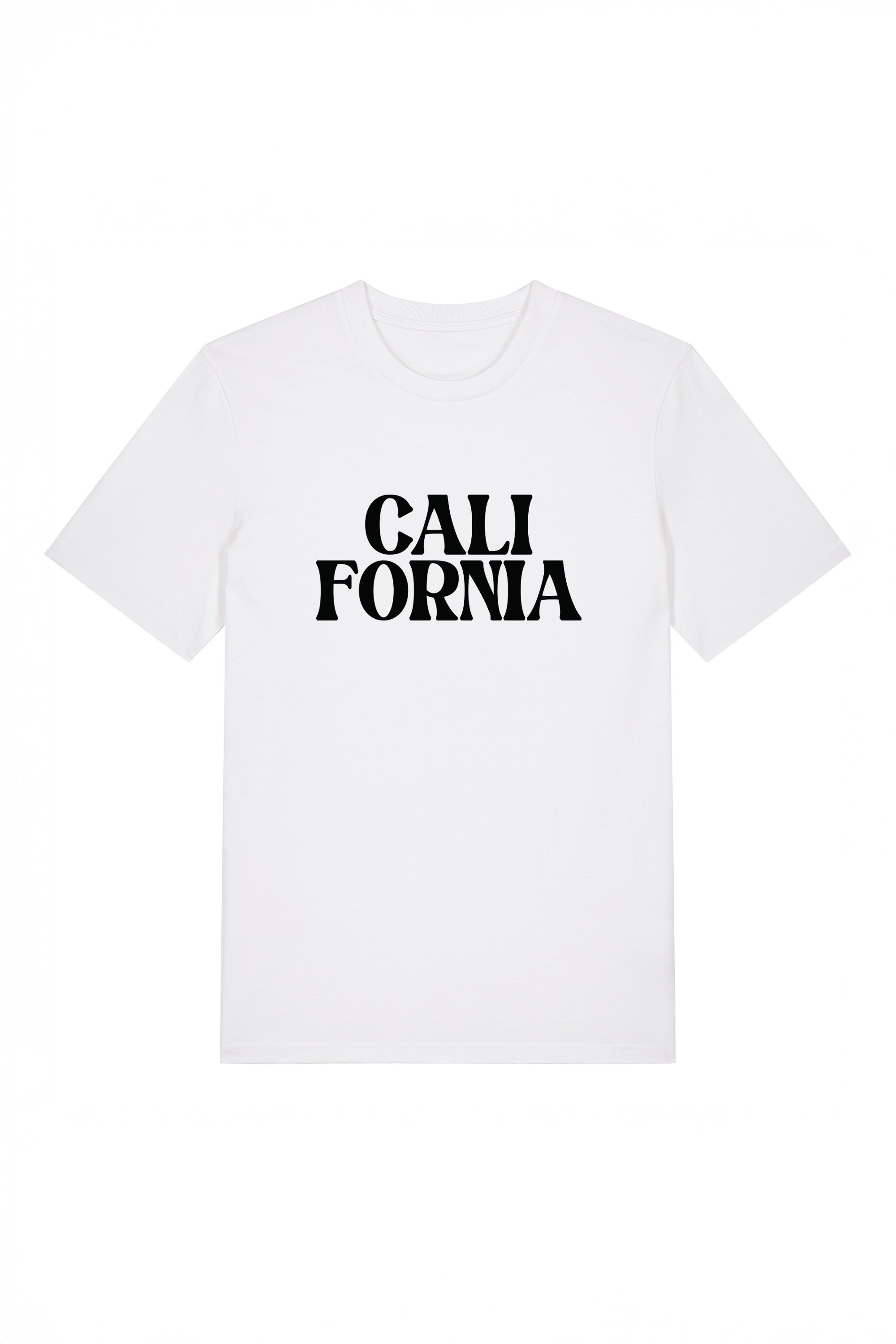 180 GSM Unisex Organic California Printed T-Shirt