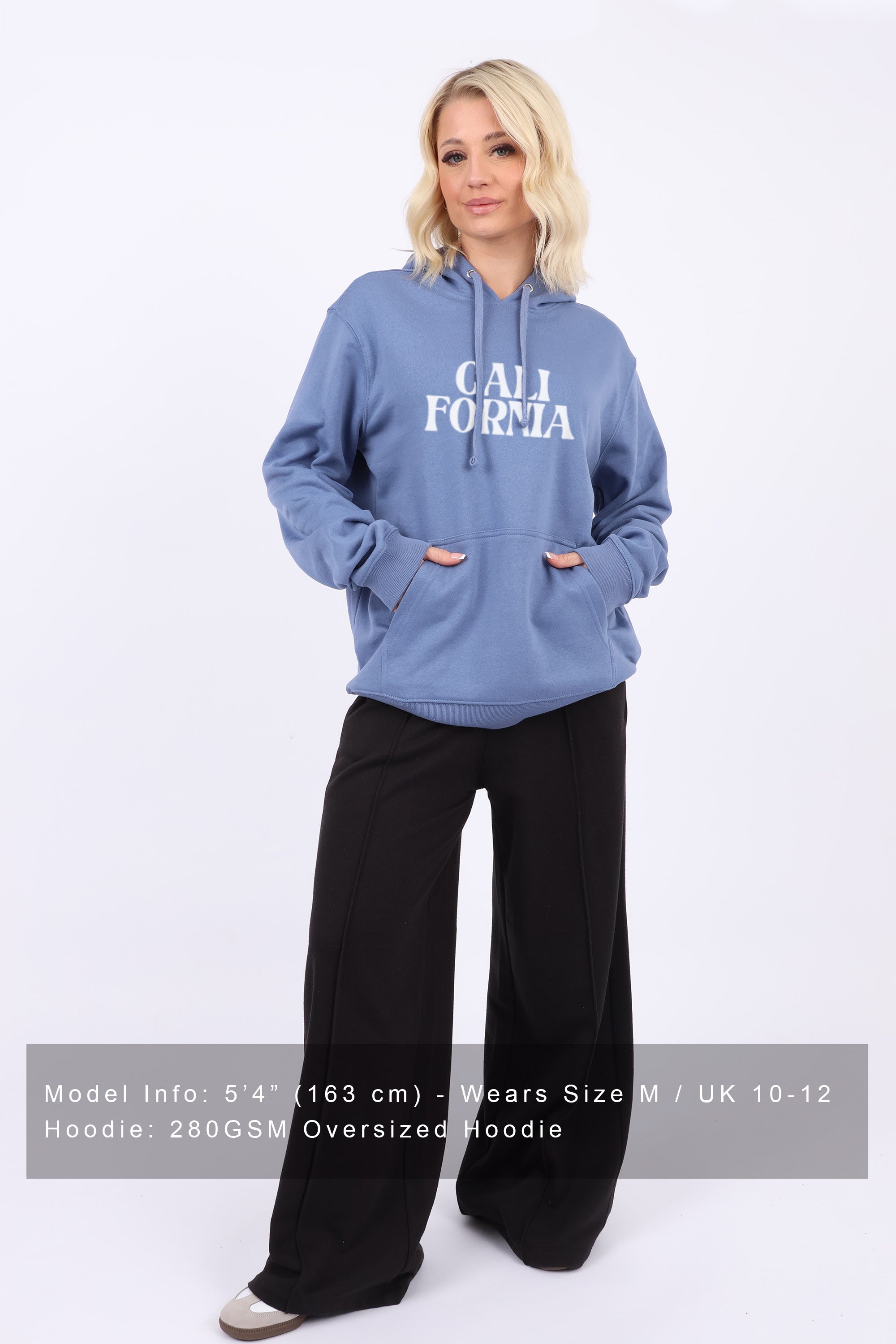 Unisex 280GSM California Printed Oversized Hoodie (Pack Of 5)