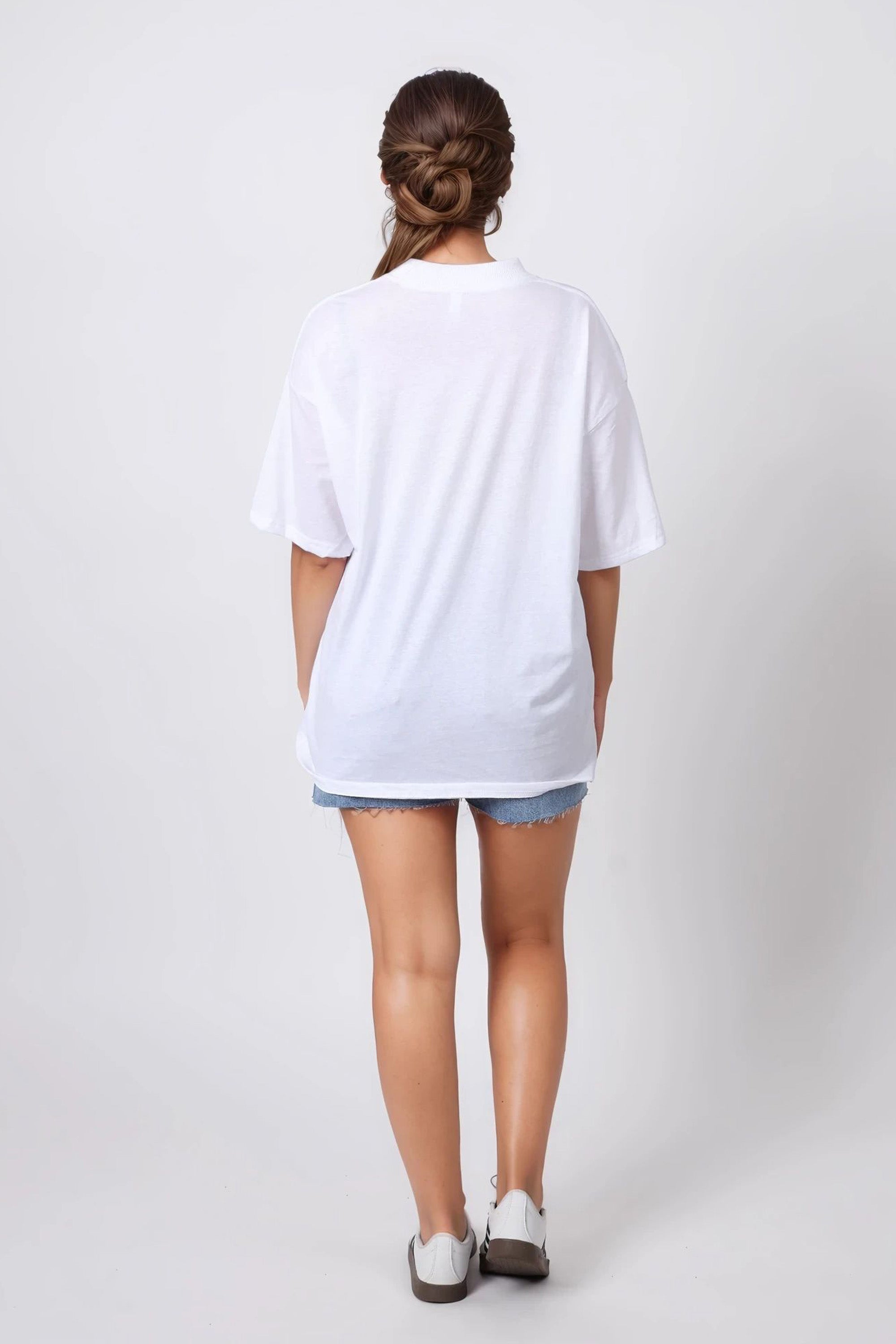 150GSM Oversized T-Shirt in Ballerina Cappuchina Brainrot Print