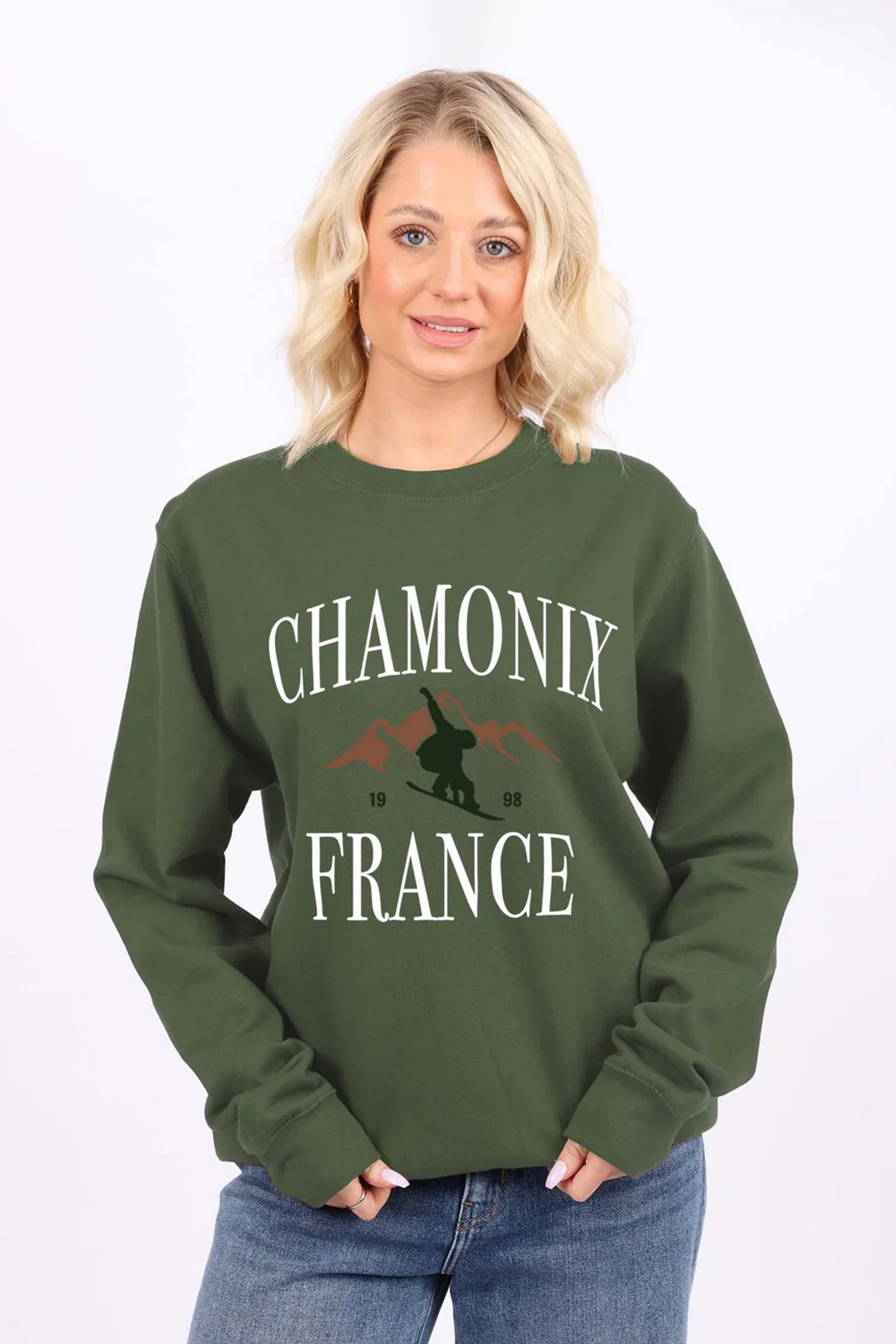 Chamonix Print Sweatshirt