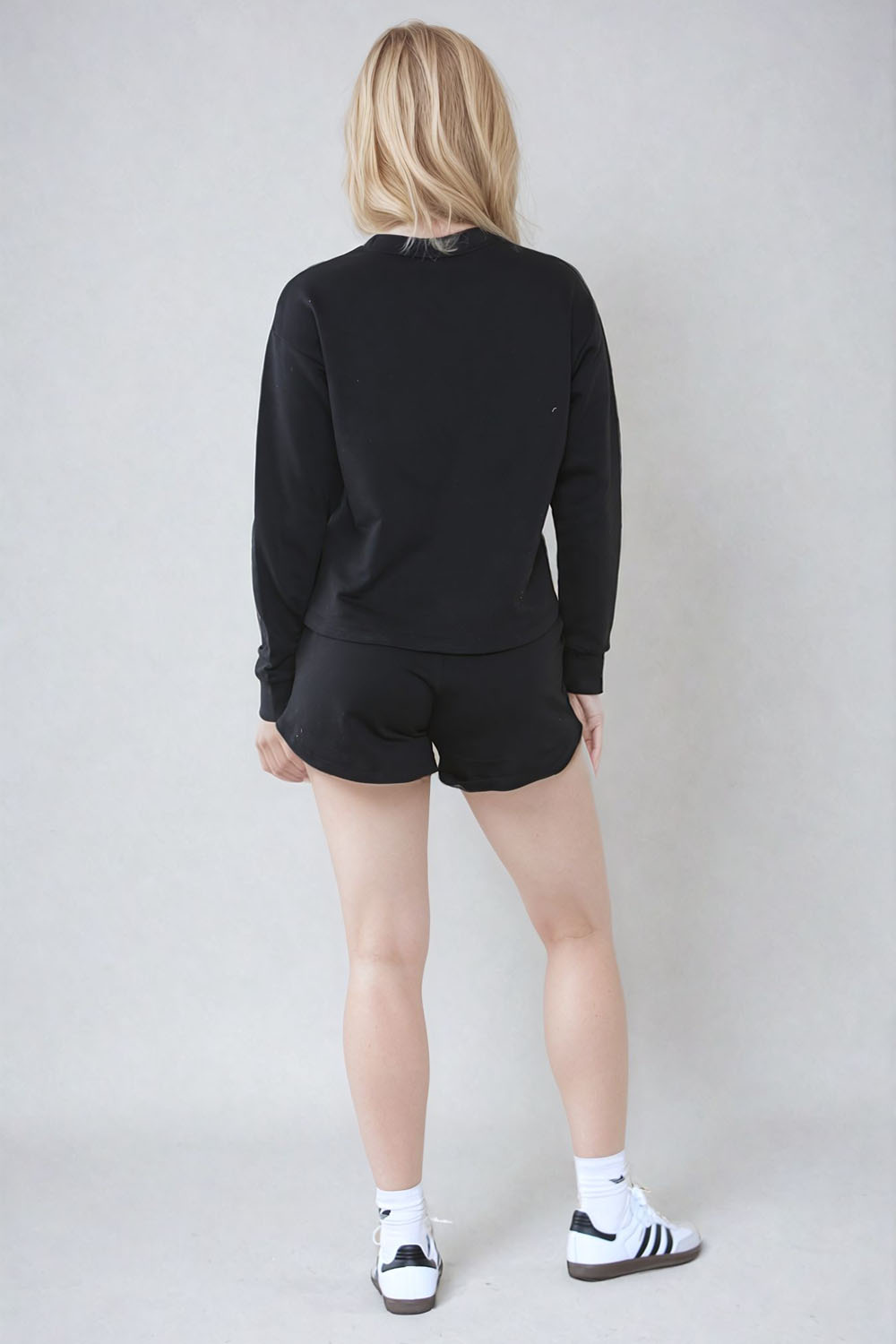 Cherry Embroidered Sweatshirt & Shorts Set (Pack Of 6 Sets)