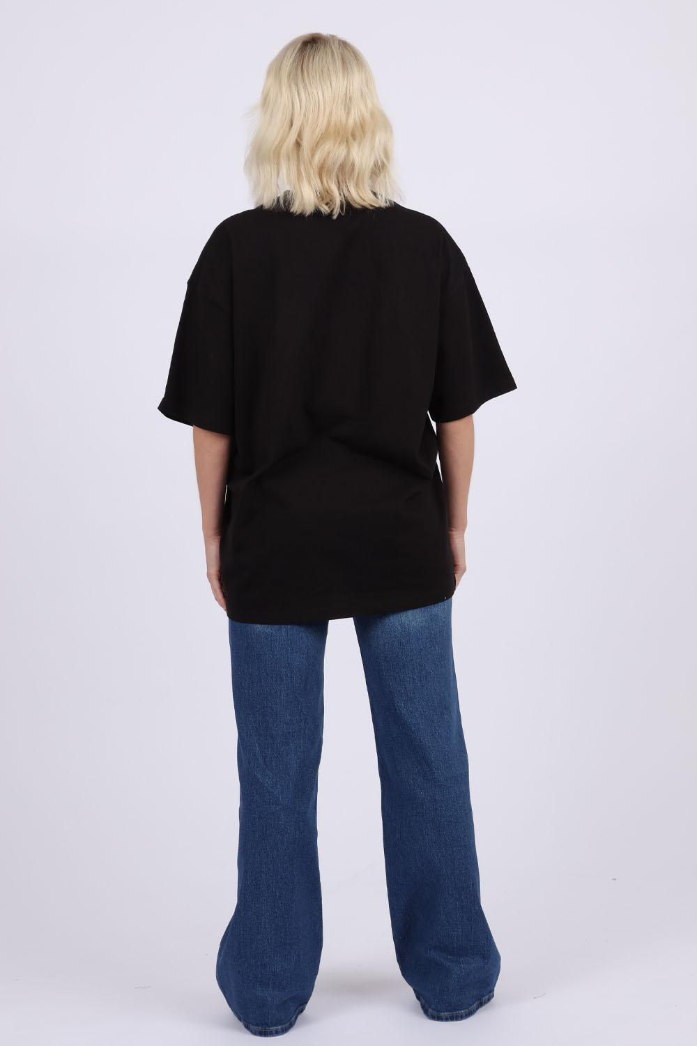 220GSM Oversize T-Shirt In Cindy Crawford Print