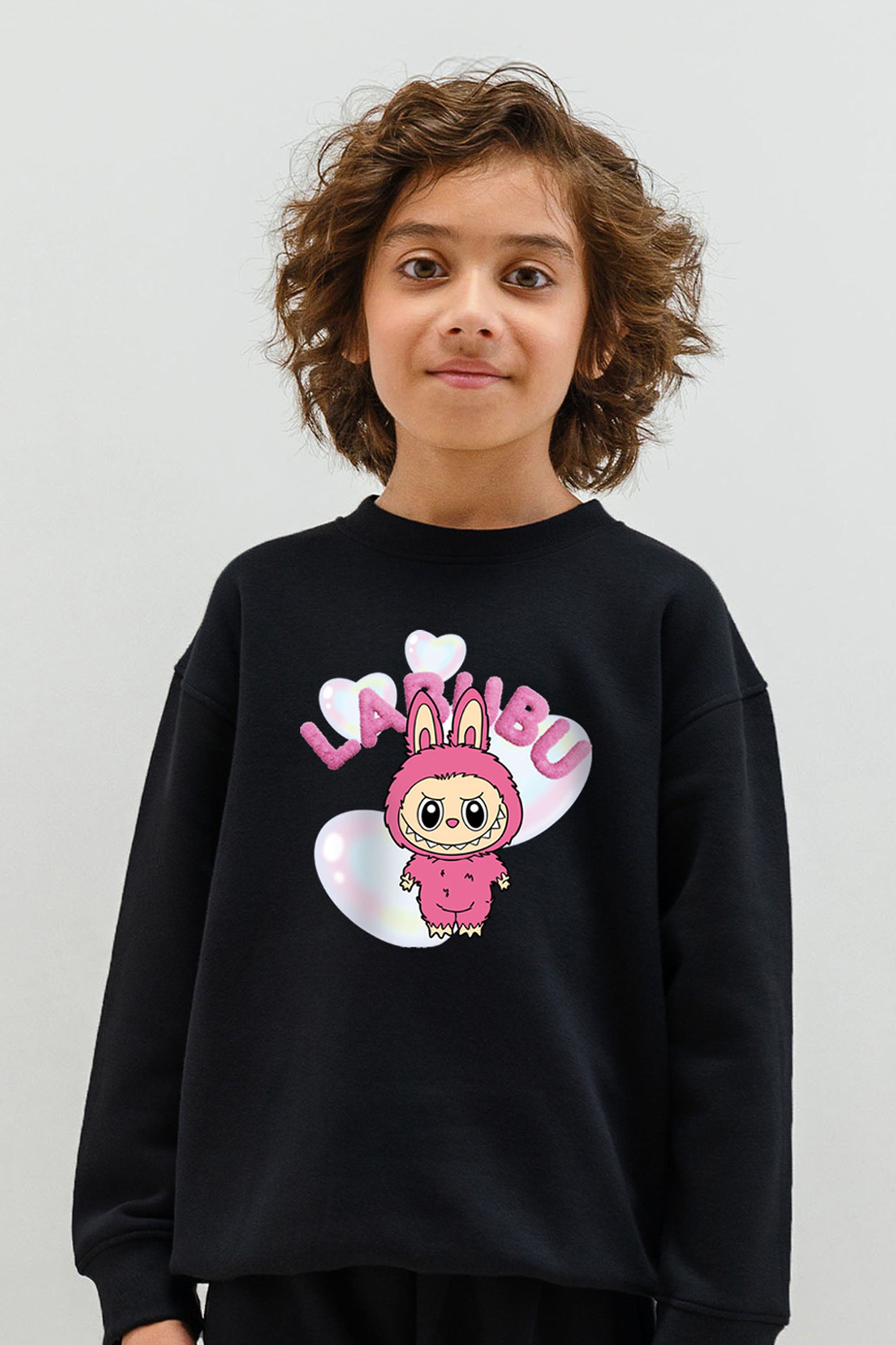 Kids Premium Cute Labubu Printed Sweatshirt (Pack of 5)