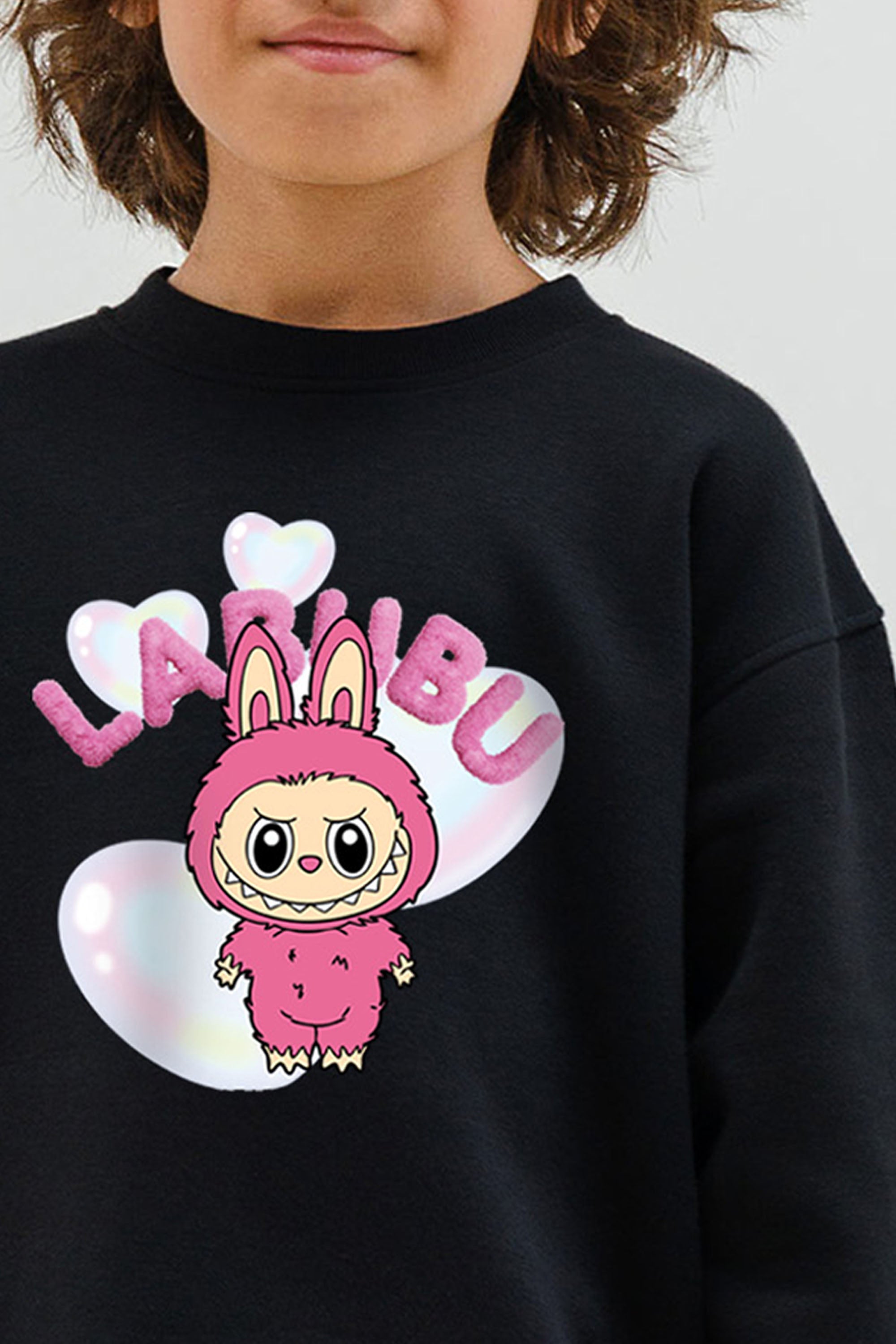 Kids Premium Cute Labubu Printed Sweatshirt (Pack of 5)