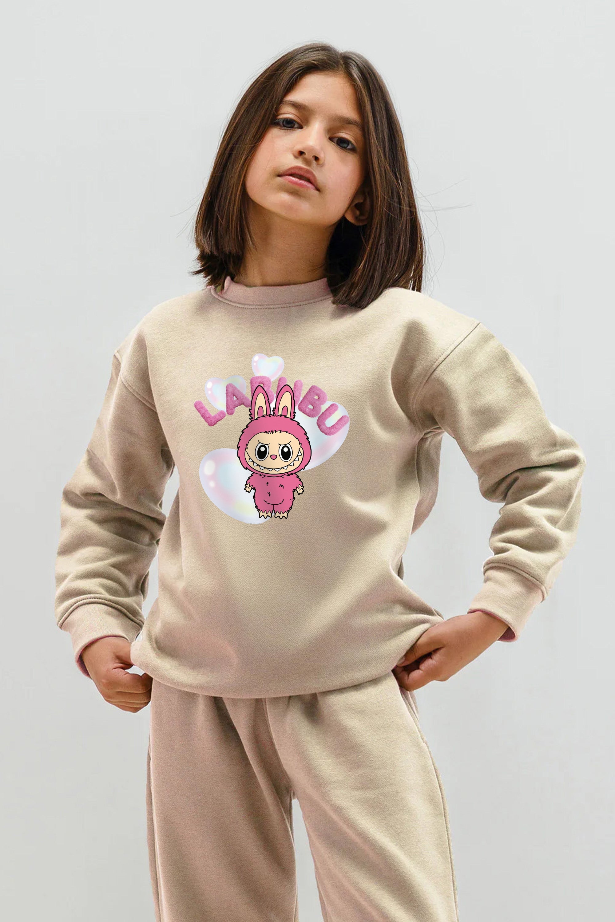 Kids Premium Cute Labubu Printed Sweatshirt (Pack of 5)