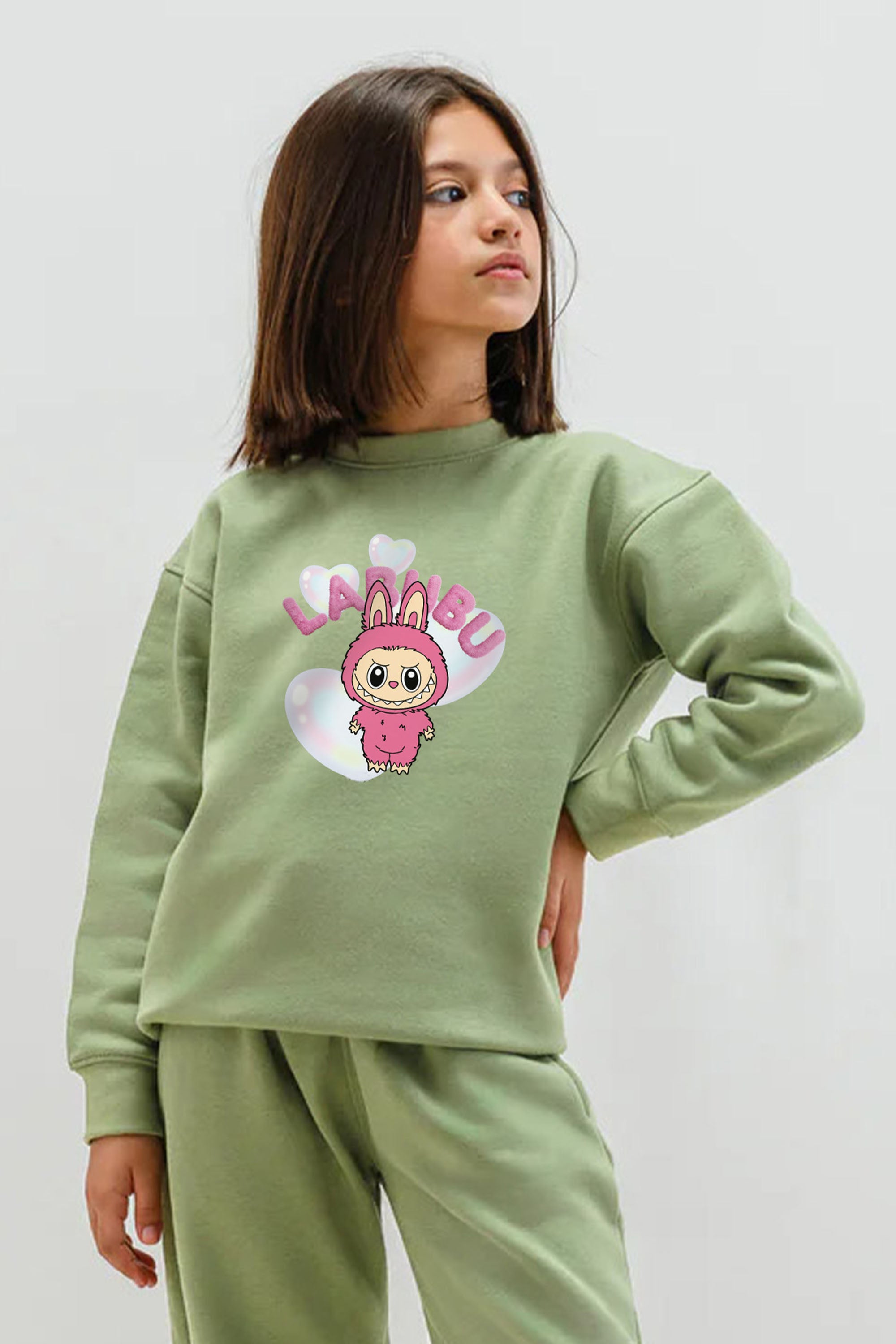 Kids Premium Cute Labubu Printed Sweatshirt (Pack of 5)