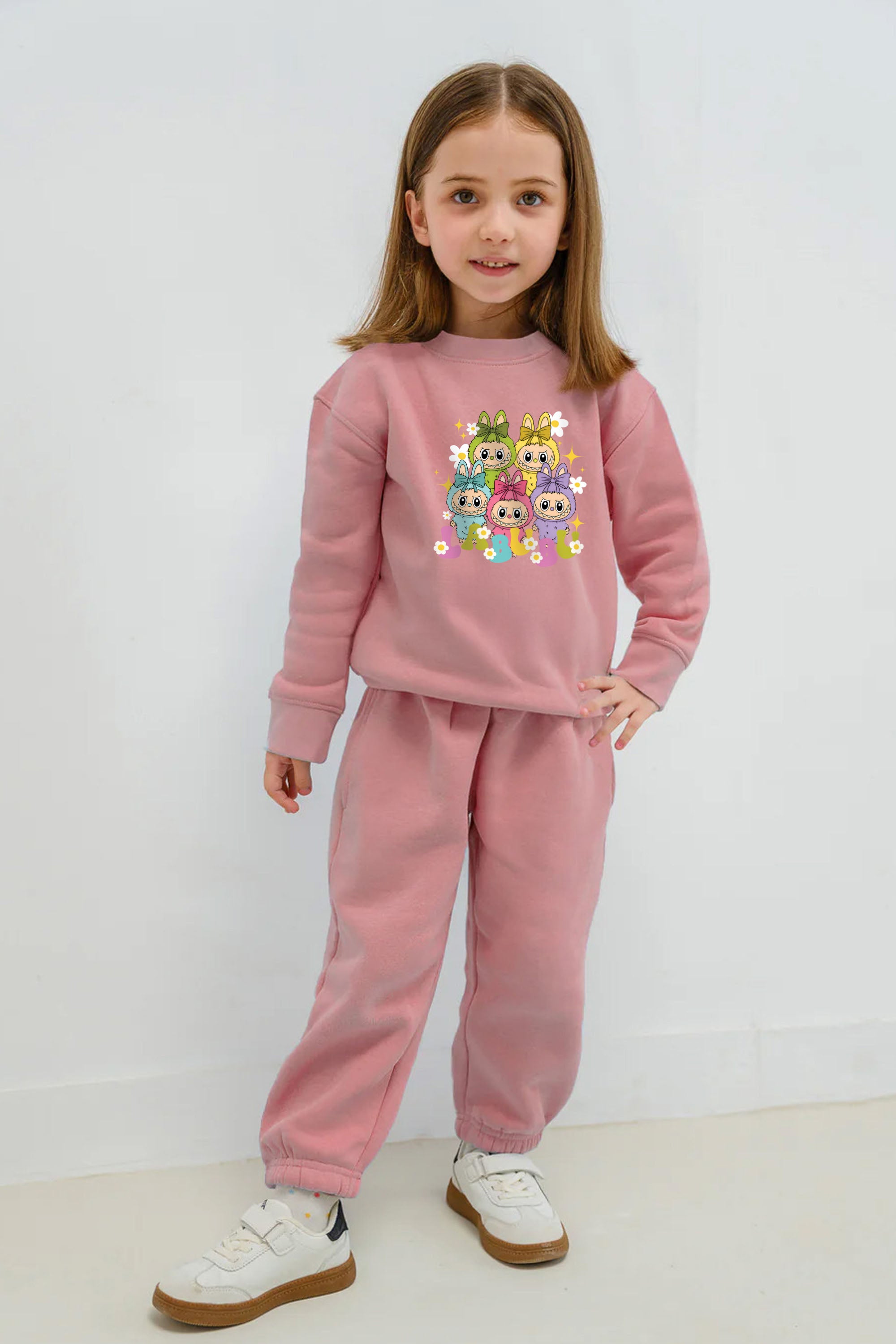Kids Premium Labubu Daisy Squad Printed Sweatshirt (Pack of 5)