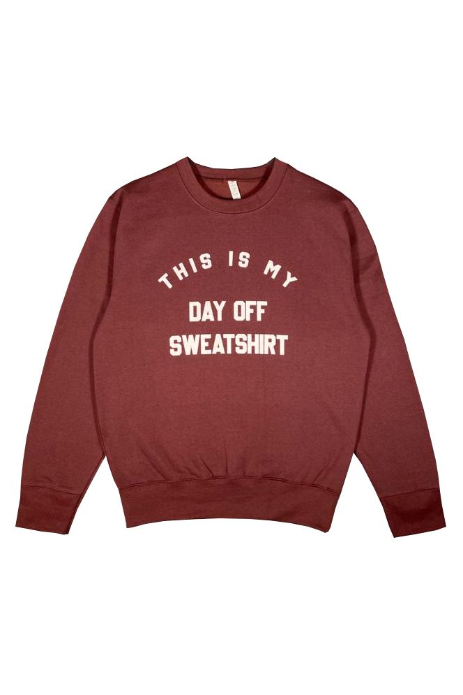 Day Off Slogan Oversized Sweatshirt (Pack of 6)