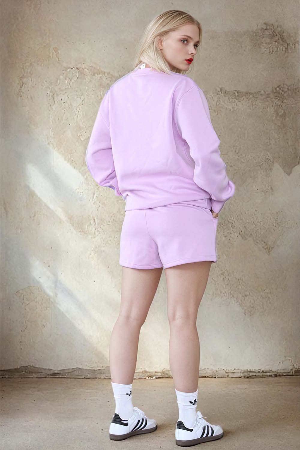 Santa Monica Embroidered LSF Regular Fit Co-Ord Set (Pack of 4 Sets)