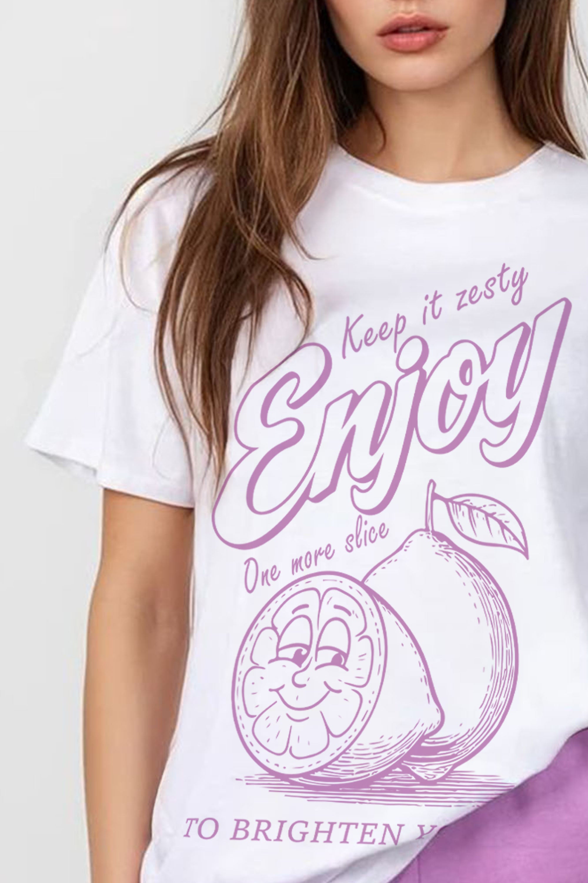 Regular Fit T-Shirt & Short Set In Enjoy Zesty Lemon Print (Pack of 4 Sets)