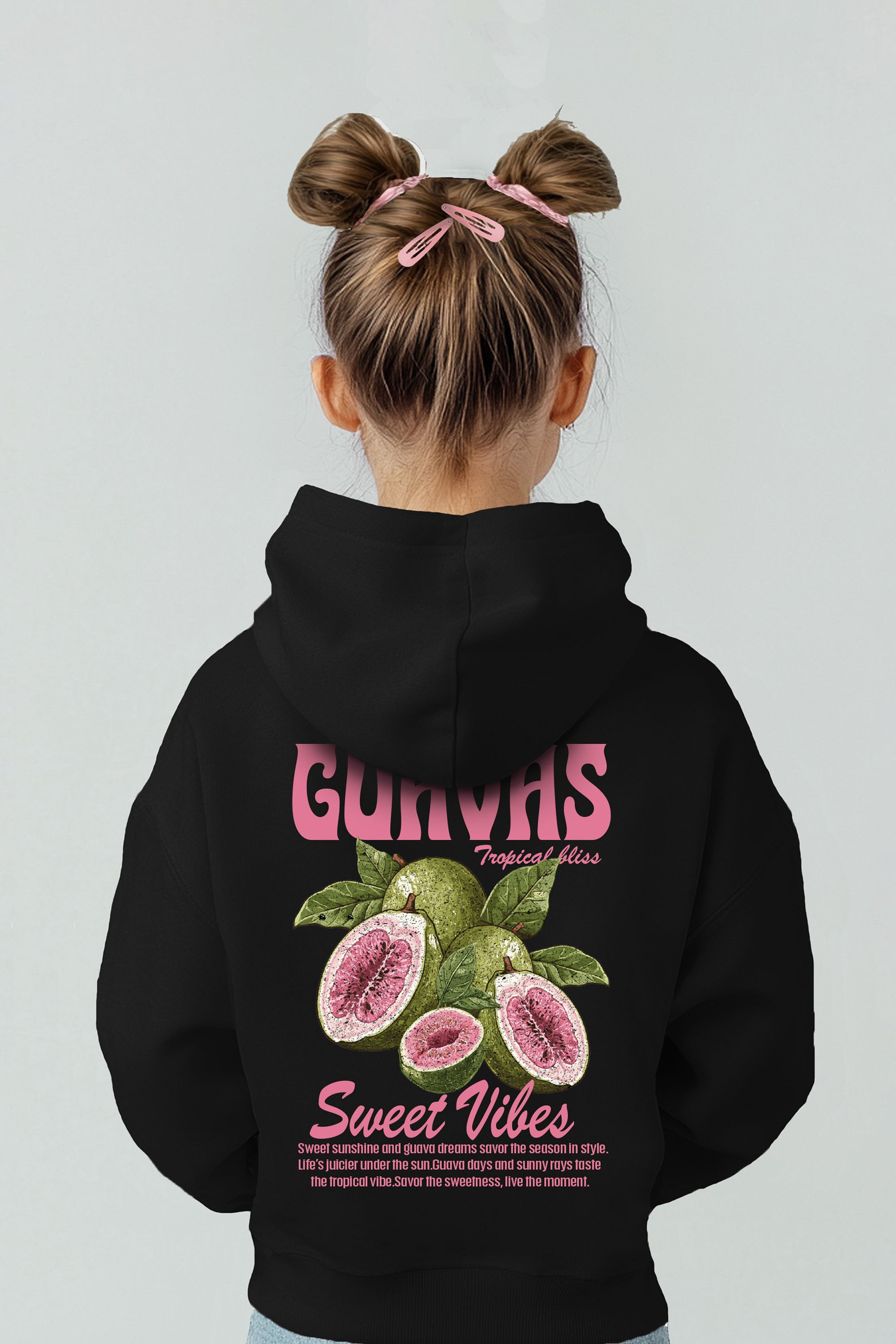 Kids Premium Farm Fresh Guavas Printed Hoodie (Pack of 5)