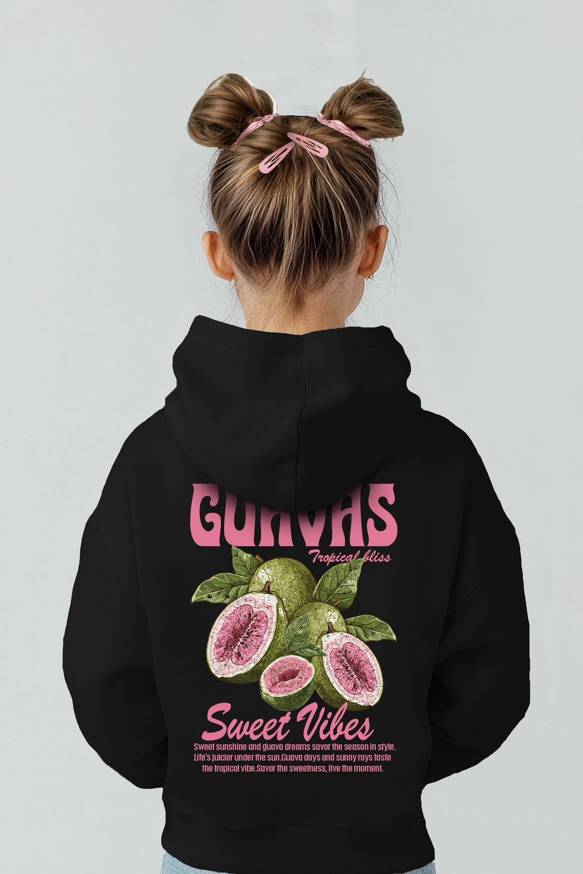 Kids Premium Farm Fresh Guavas Printed Hoodie (Pack of 5)