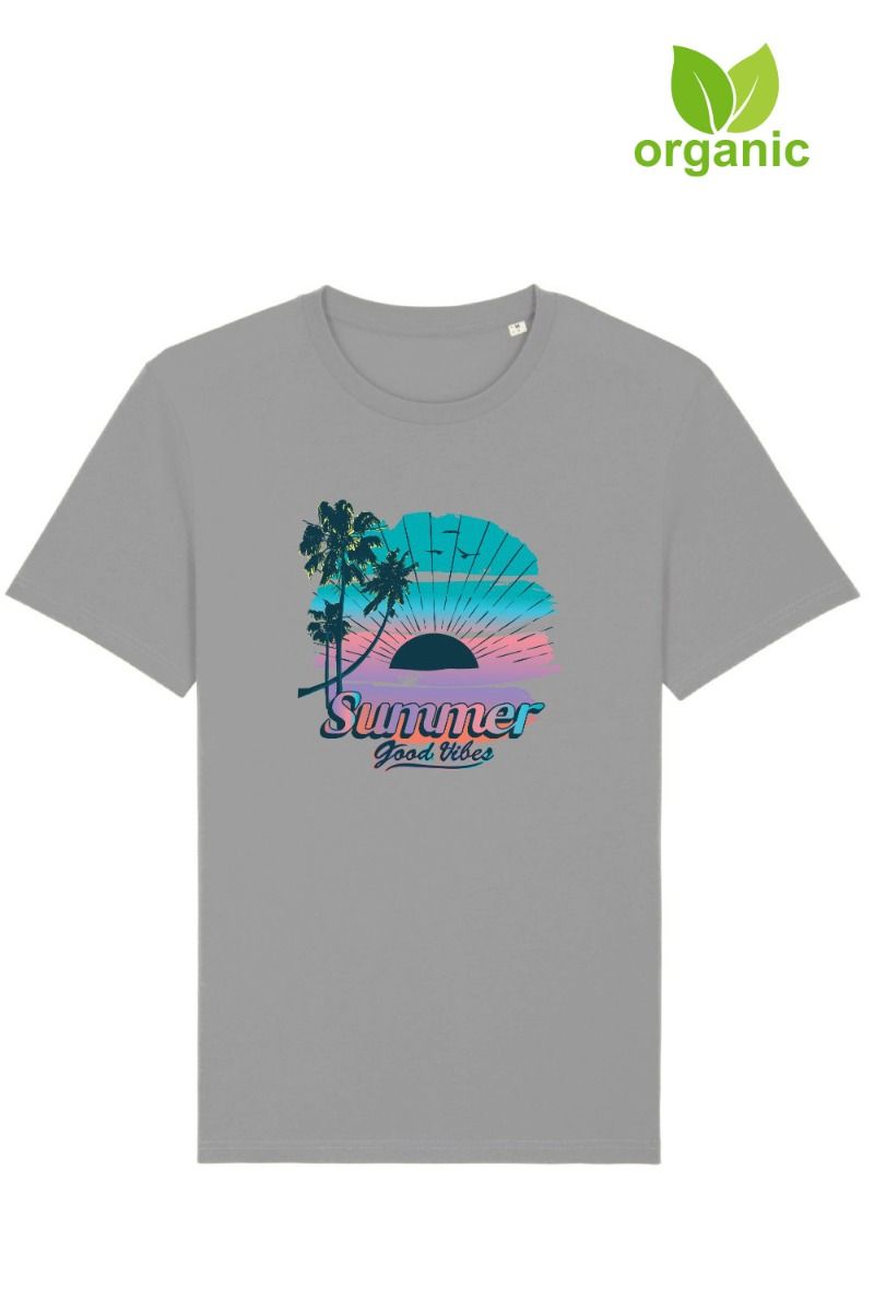 Summer Good Vibes Printed Organic T-Shirt (Pack of 4)