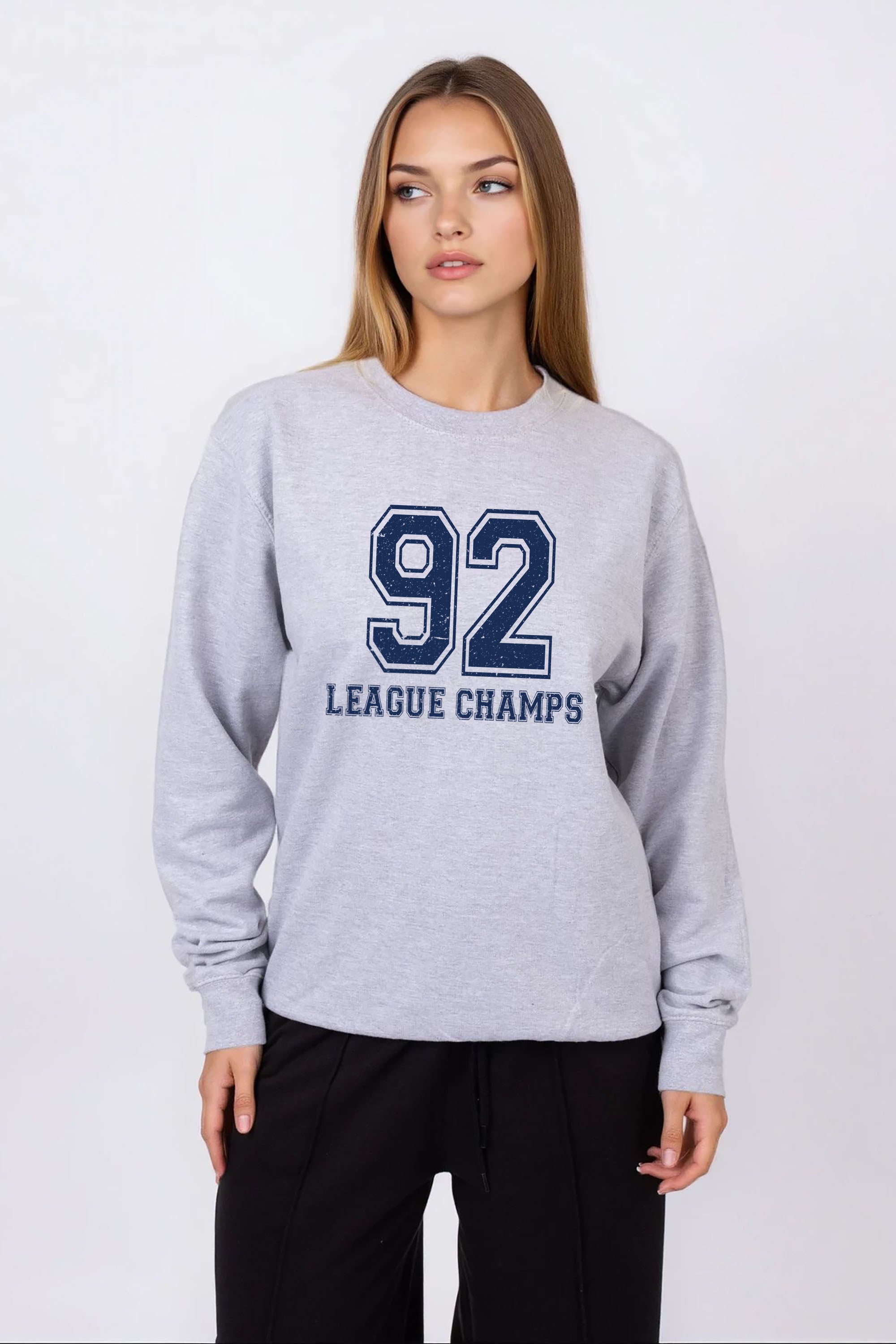 92 League Champs Printed Sweatshirt