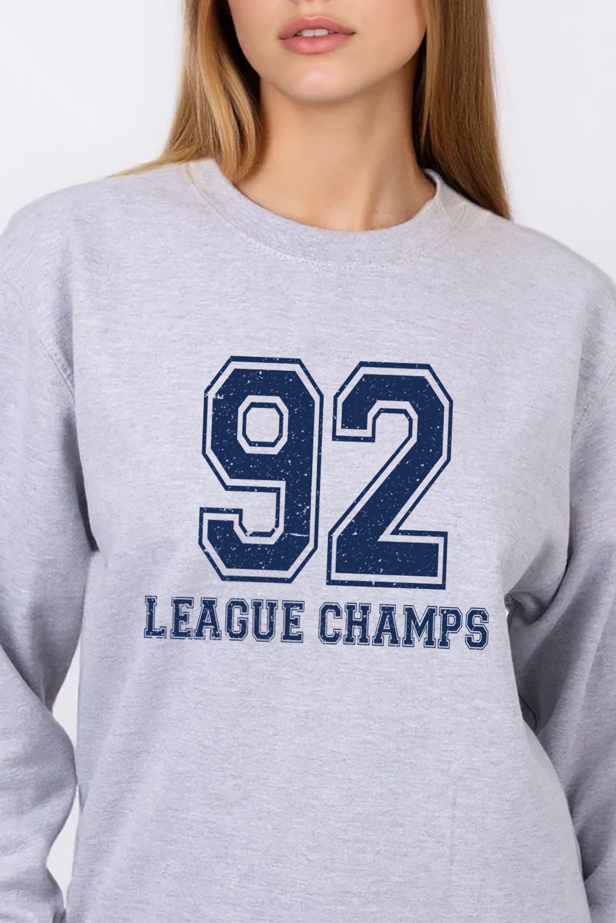 92 League Champs Printed Sweatshirt