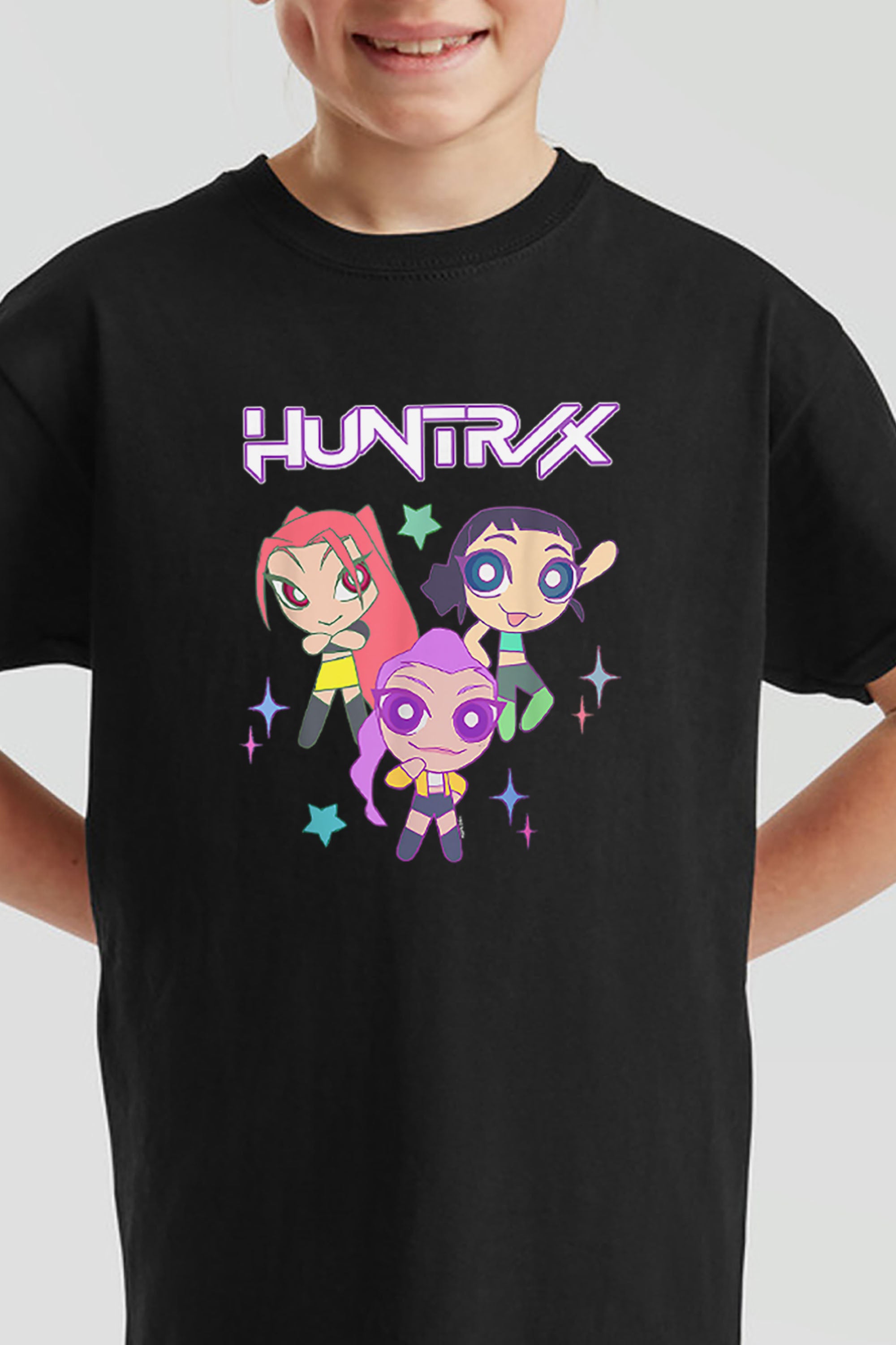 Kids Huntrix Anime Graphic Printed T-Shirt