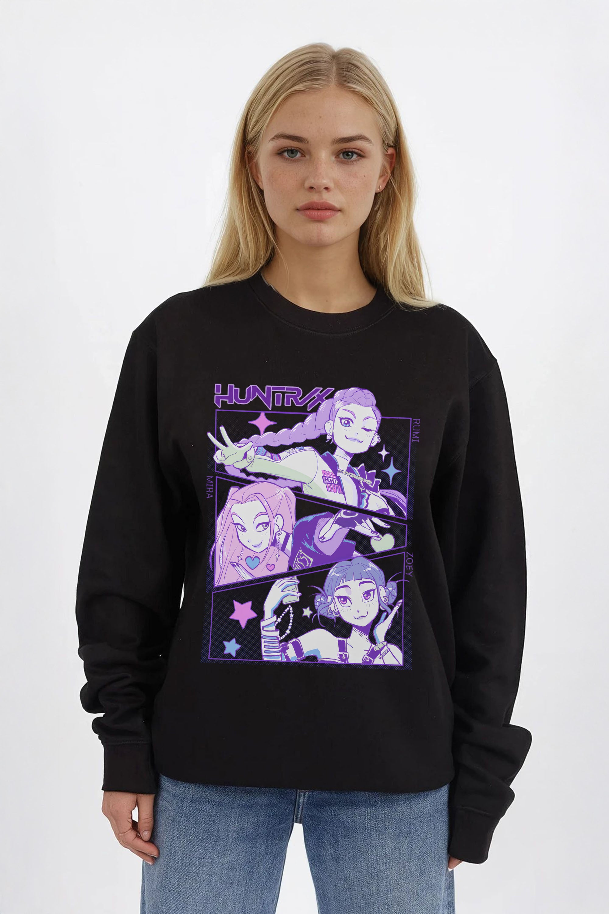 Huntrix K-pop Anime Printed Sweatshirt