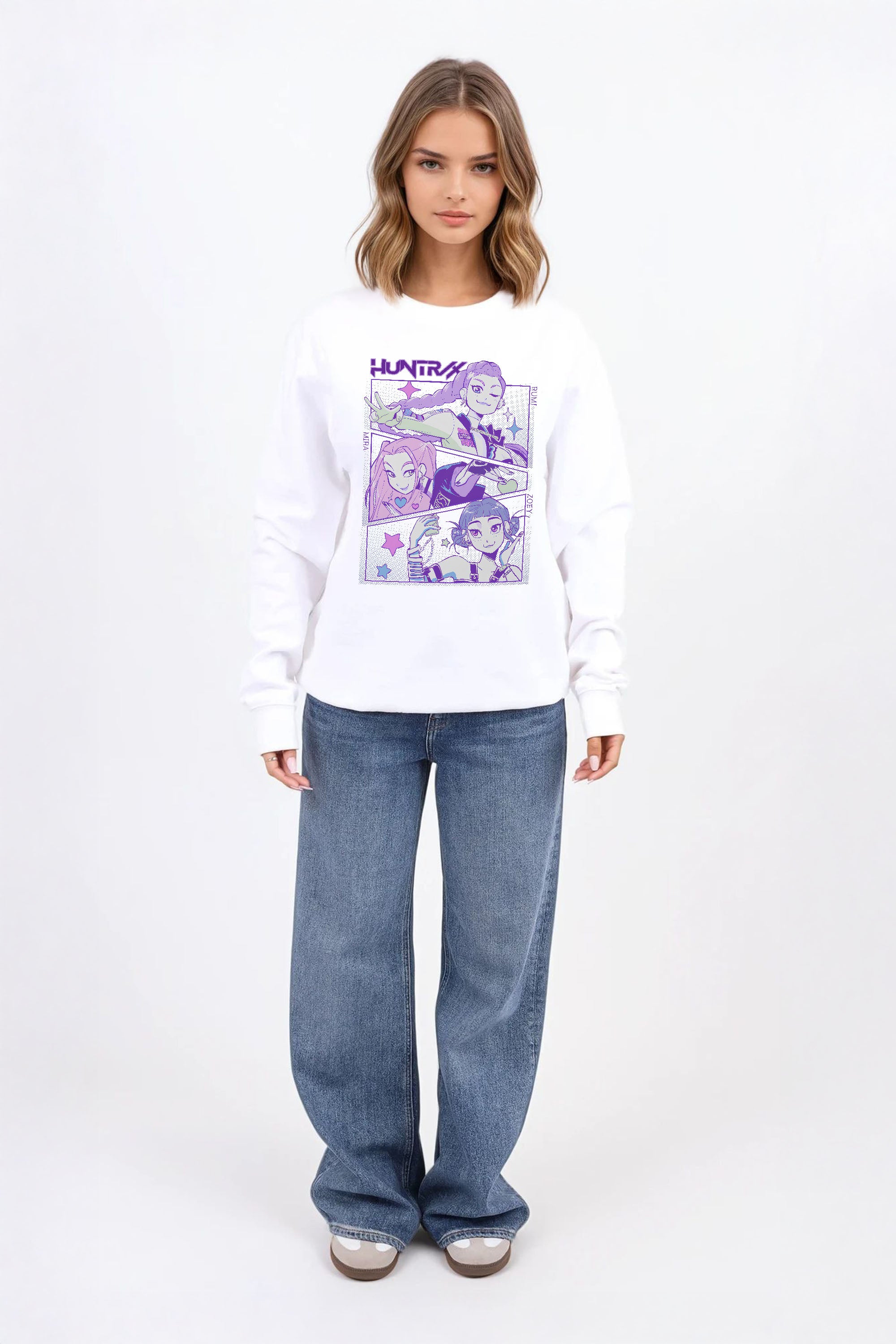 Huntrix K-pop Anime Printed Sweatshirt
